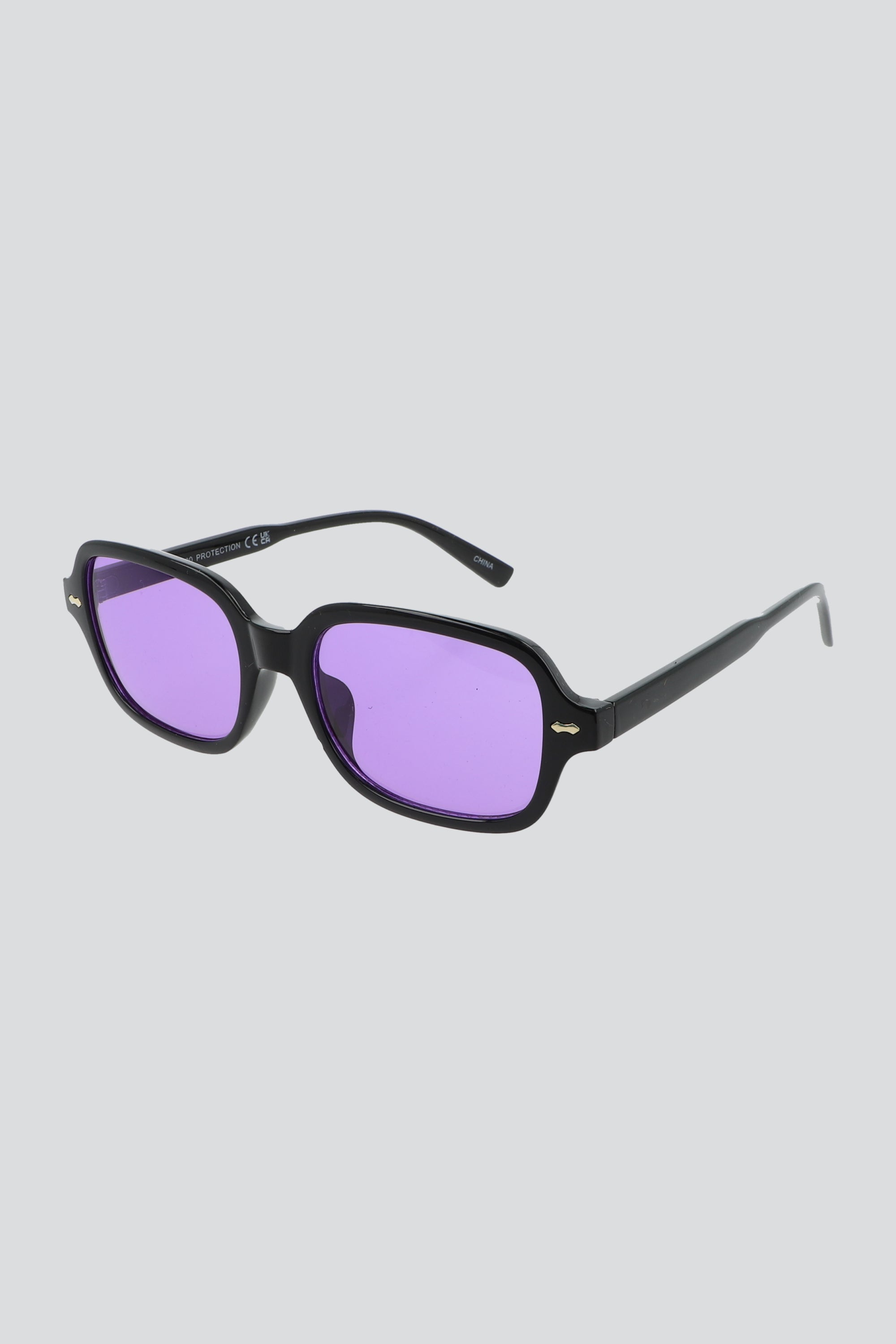 Lentes cuadrados mica colores MORADO