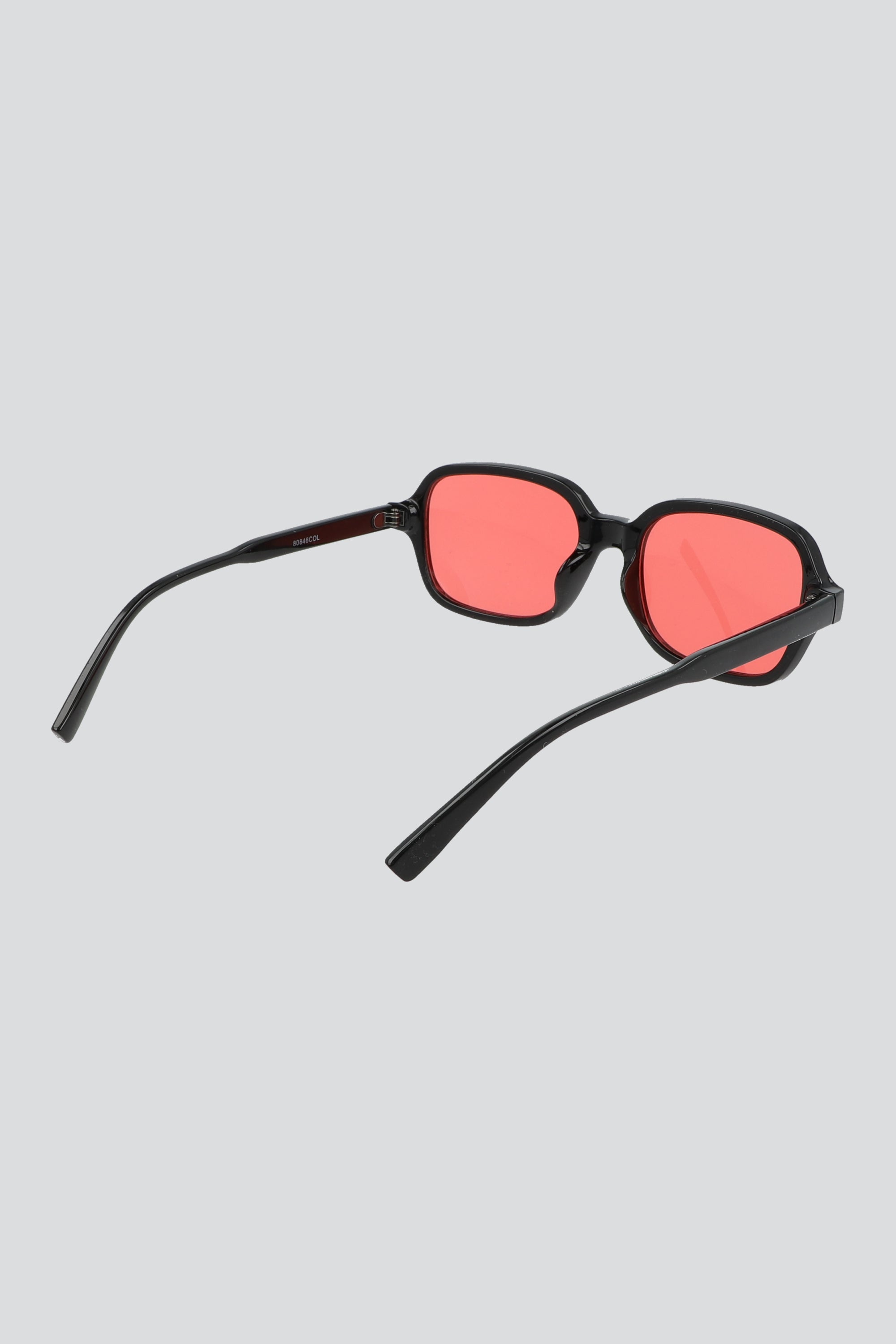 Lentes cuadrados mica colores ROJO