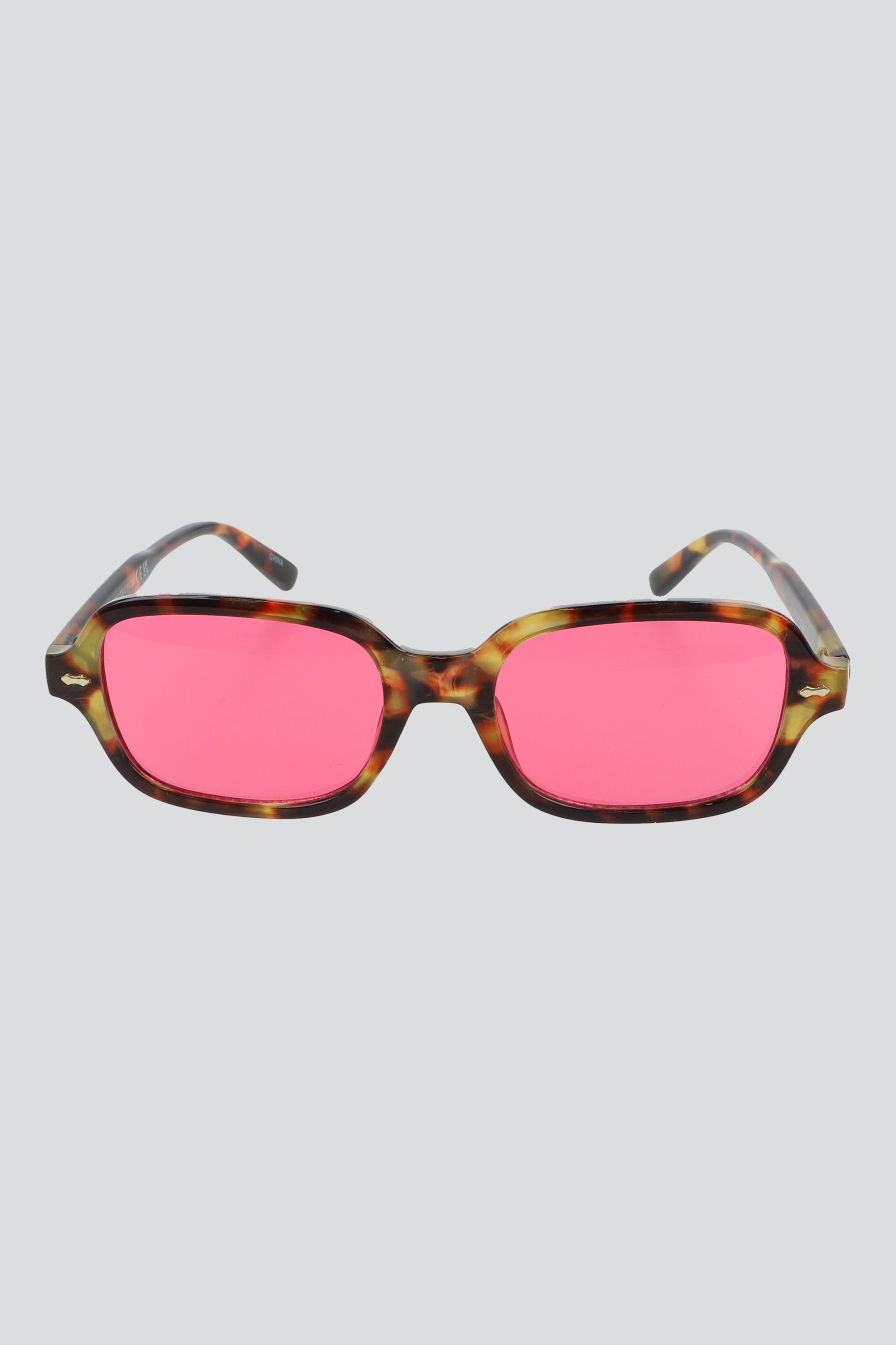 Lentes cuadrados mica colores ROSA