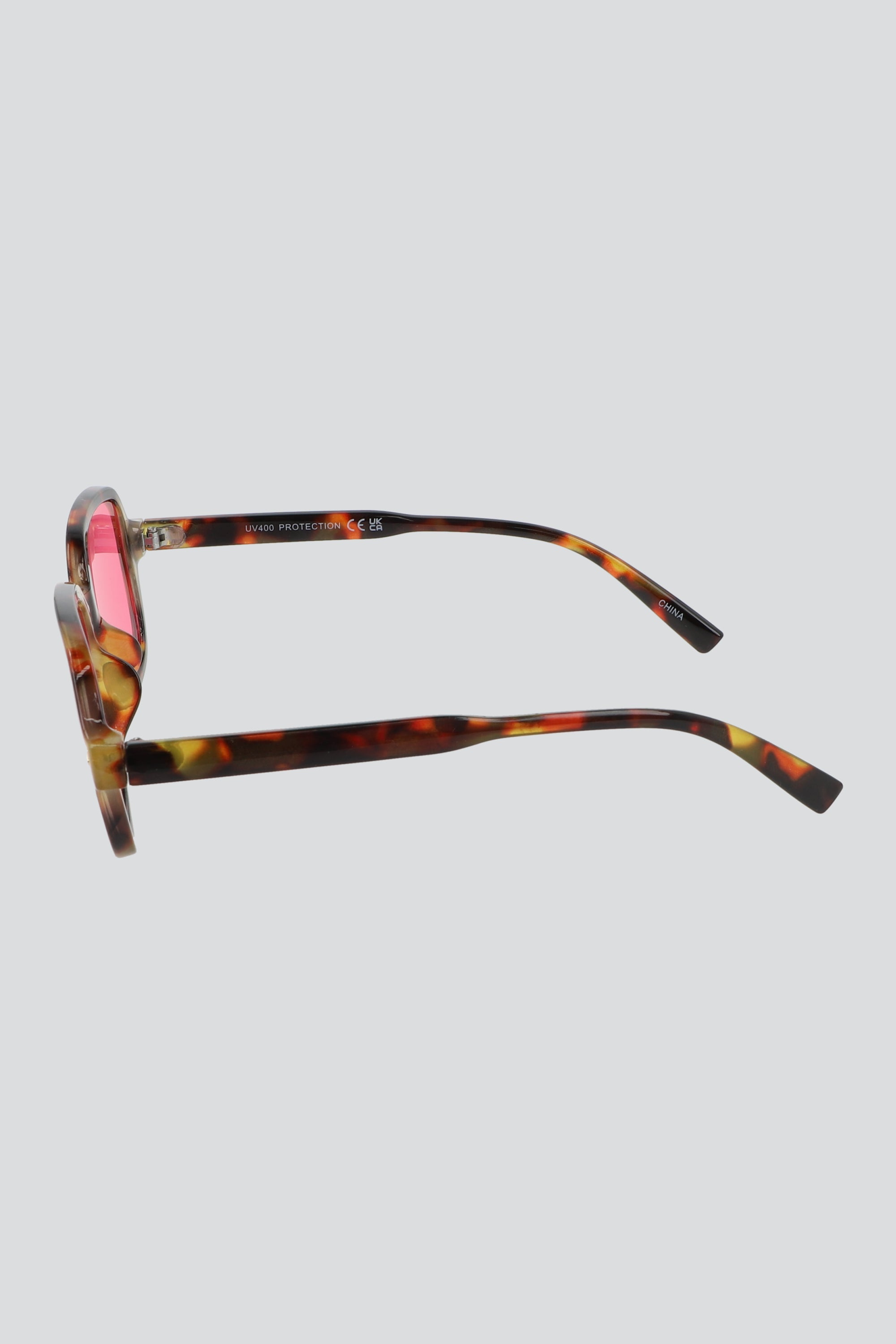 Lentes cuadrados mica colores ROSA