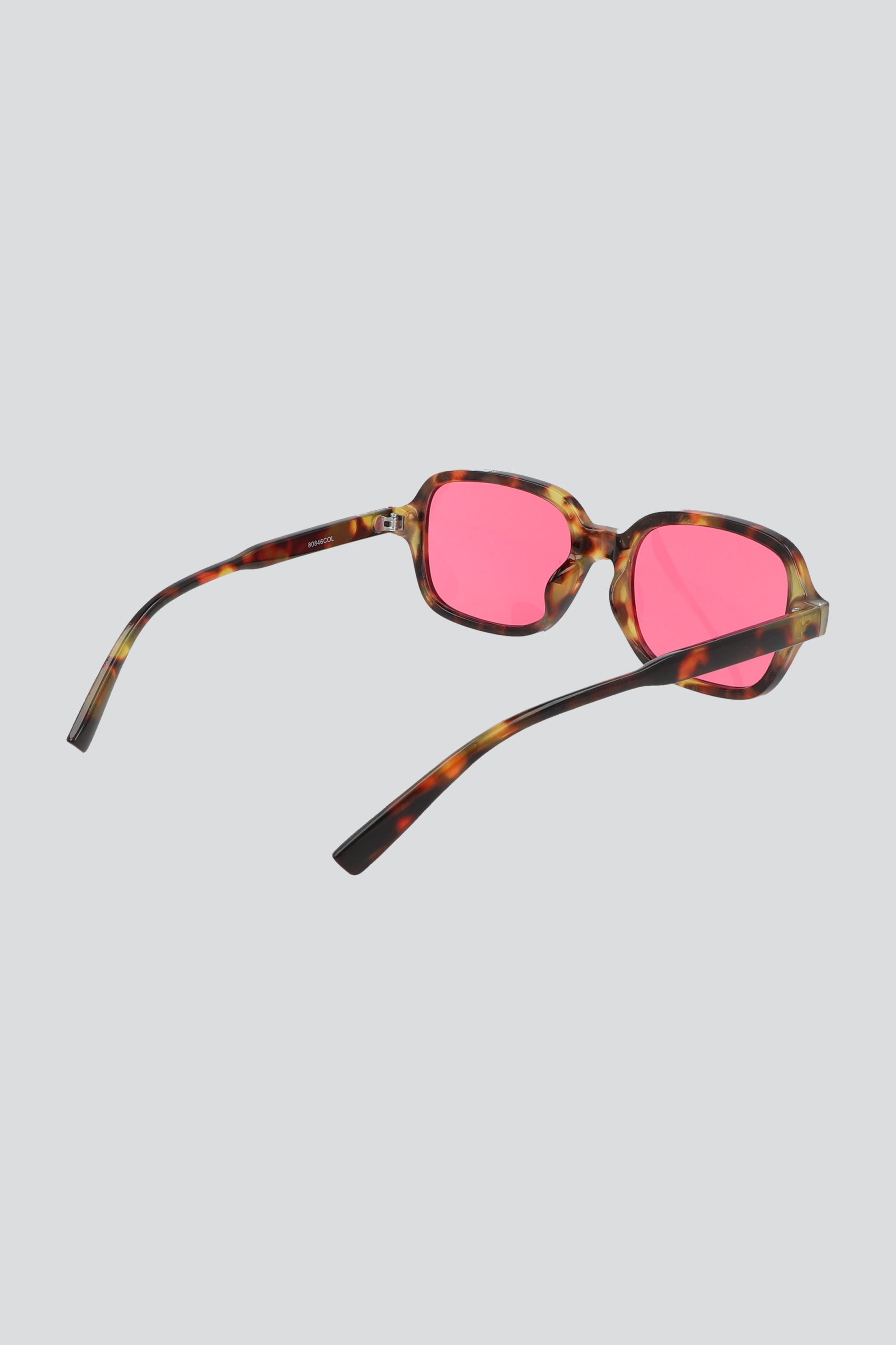 Lentes cuadrados mica colores ROSA