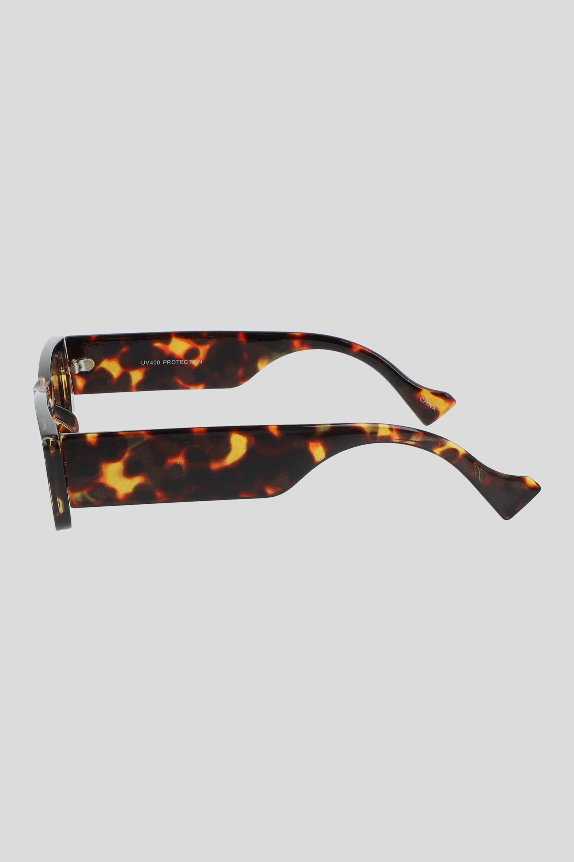 Lentes rectangulares chunky CAFE COMBO
