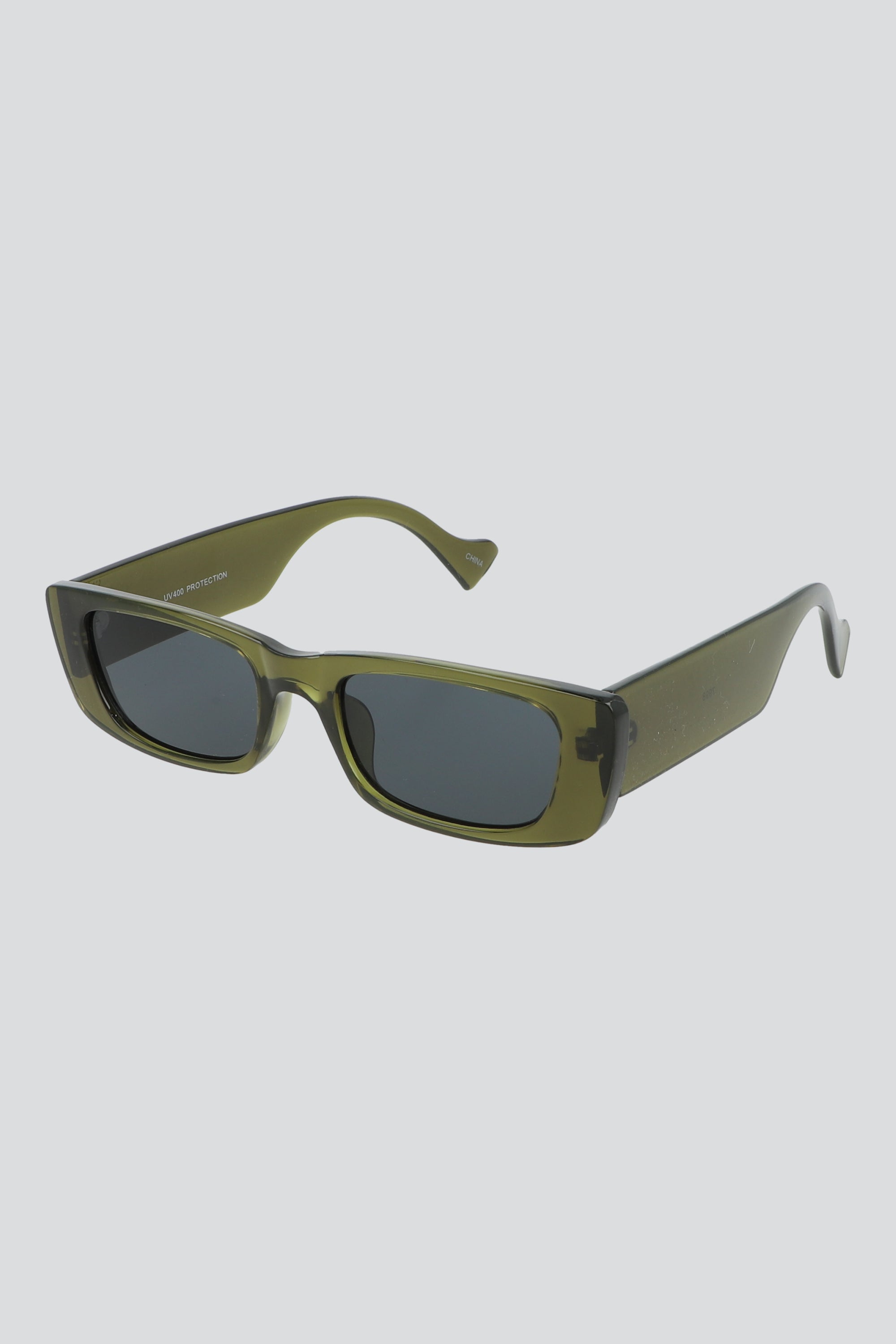 Lentes rectangulares chunky VERDE