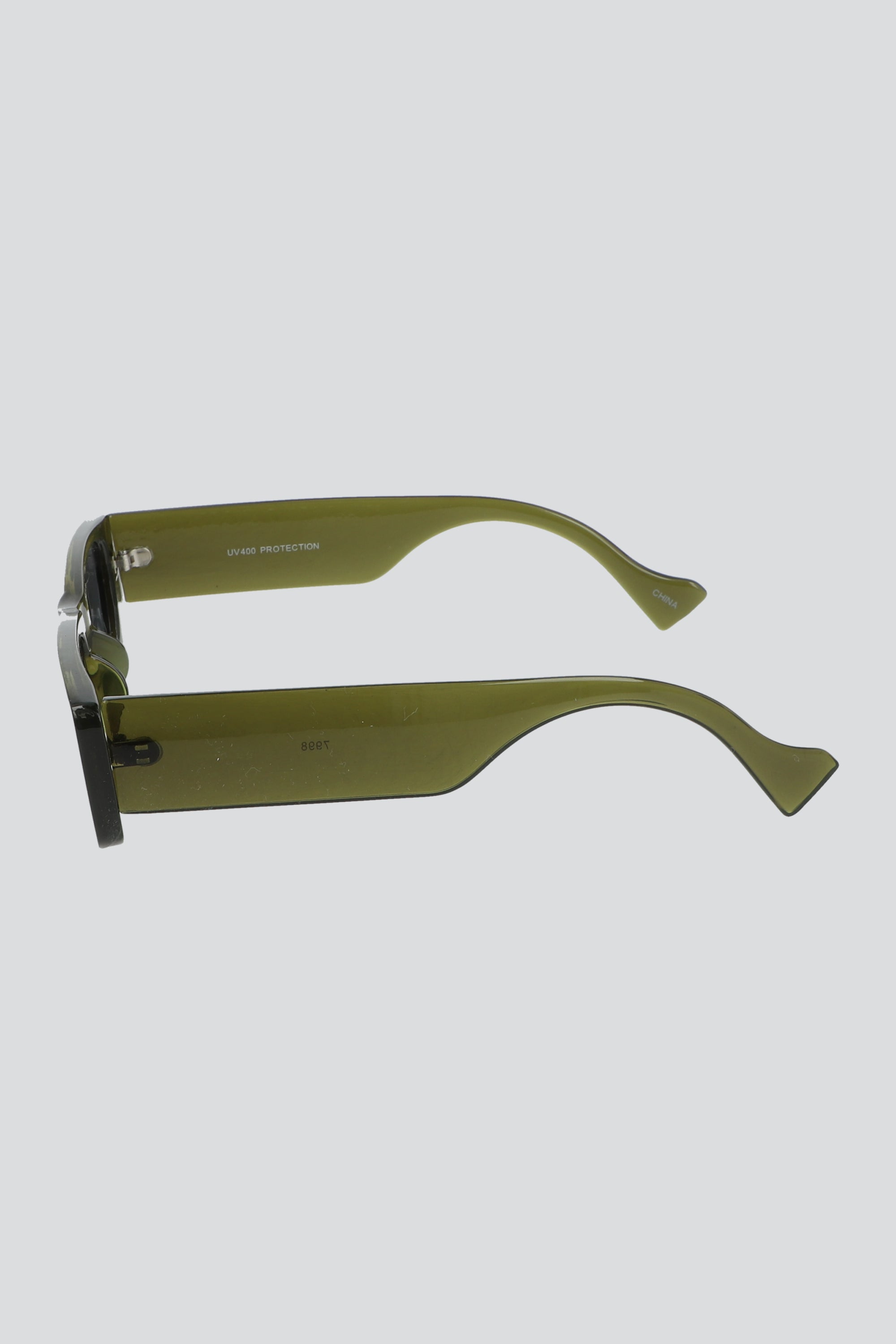 Lentes rectangulares chunky VERDE