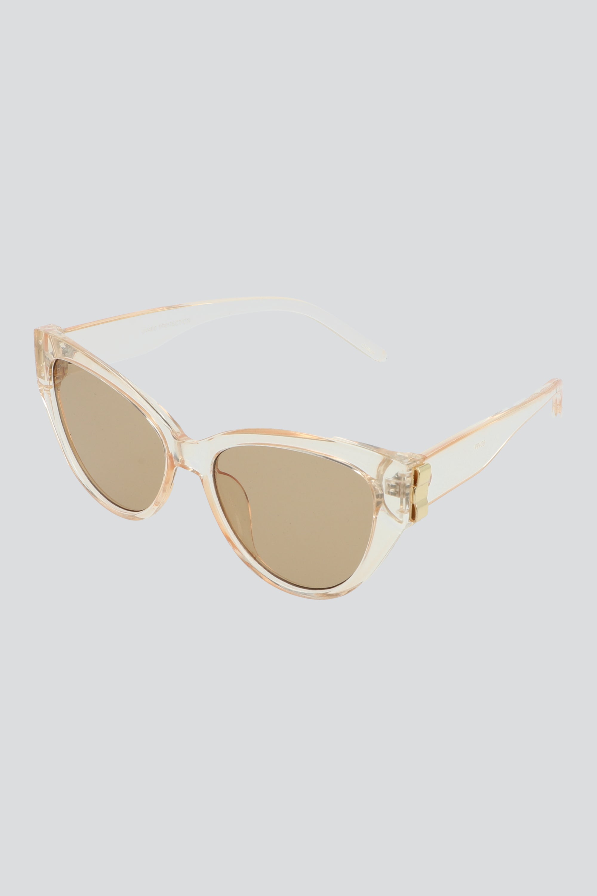 Lentes oversize cateye BEIGE