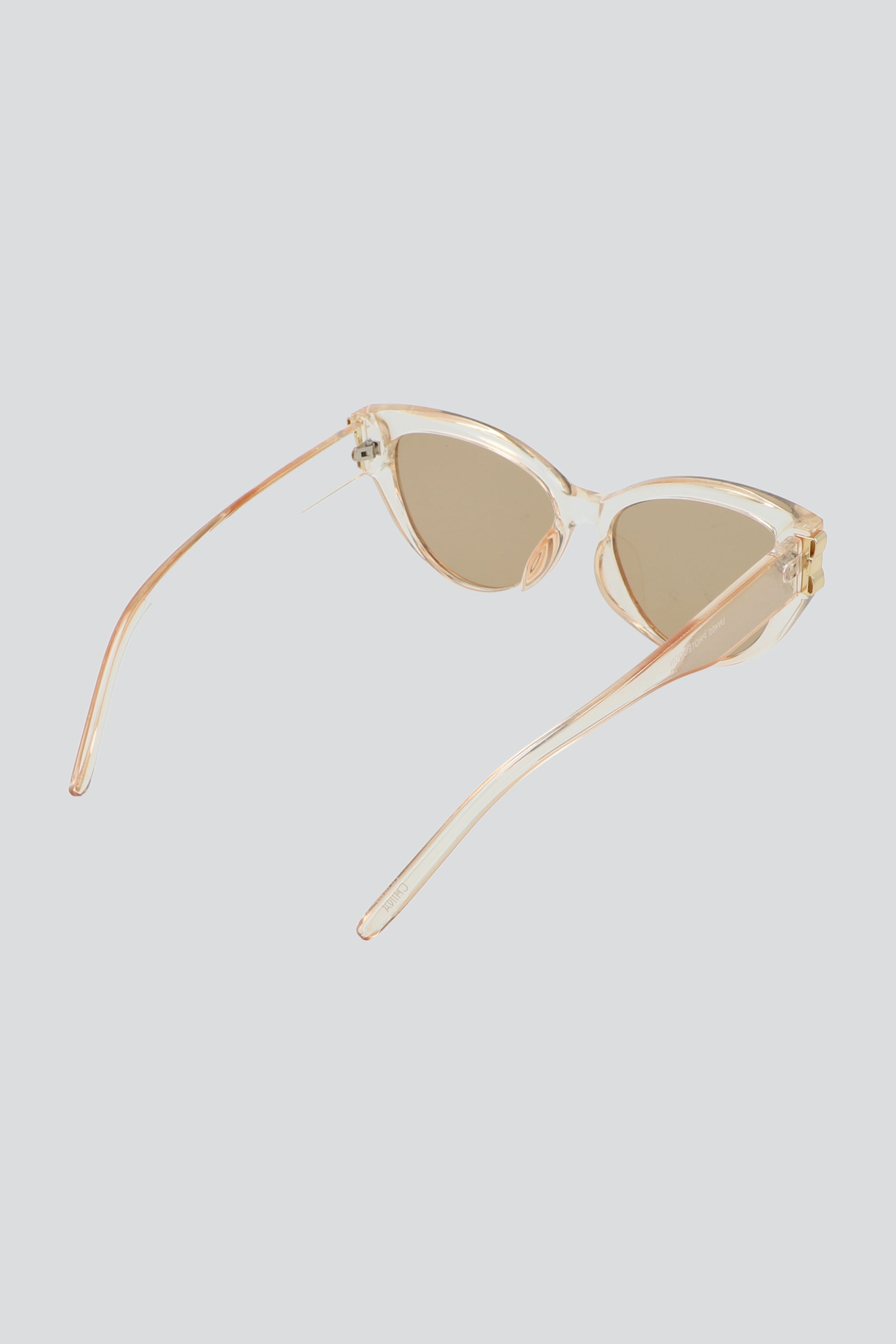 Lentes oversize cateye BEIGE