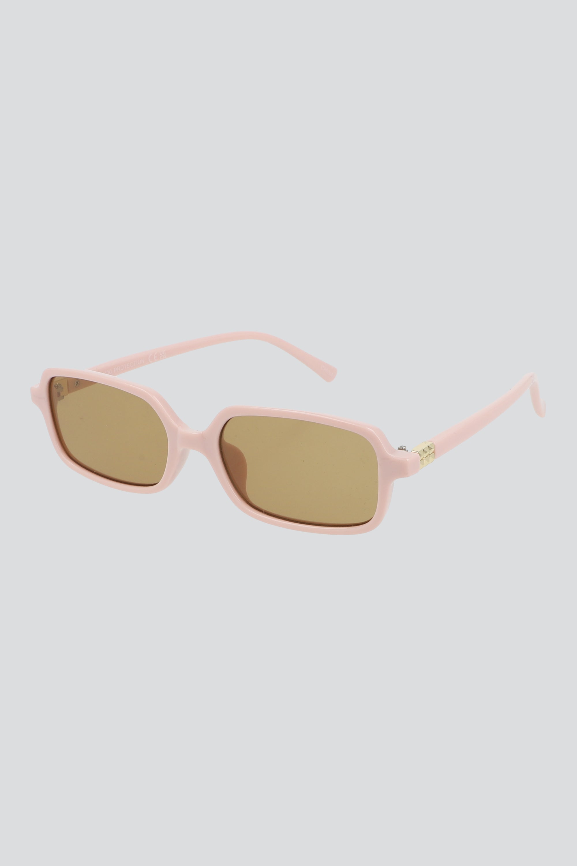 Lentes rectangulares pasta delgada PALO DE ROSA