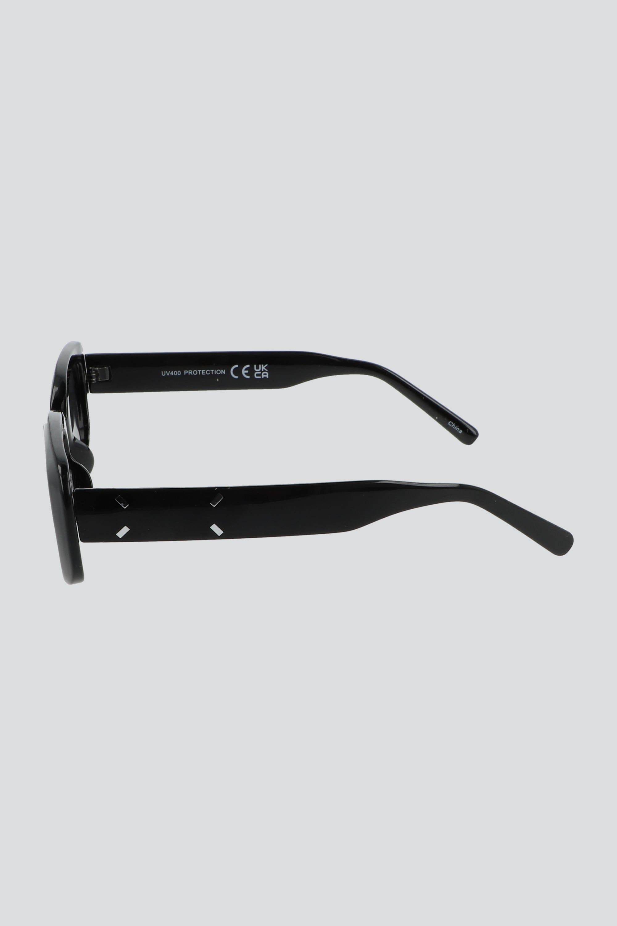 Lentes semi ovalados pasta gruesa NEGRO