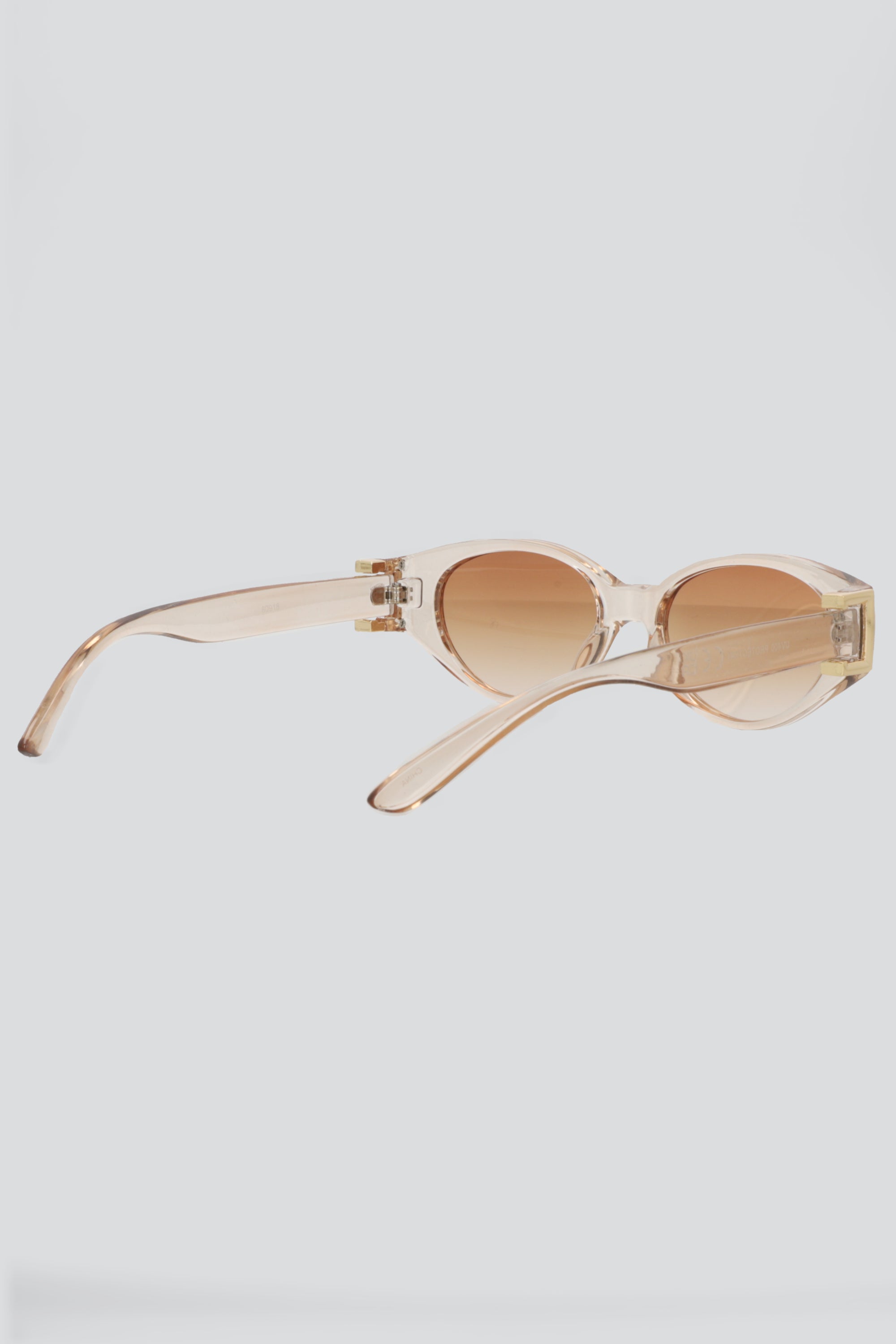 Lentes cateye traslucidos BEIGE