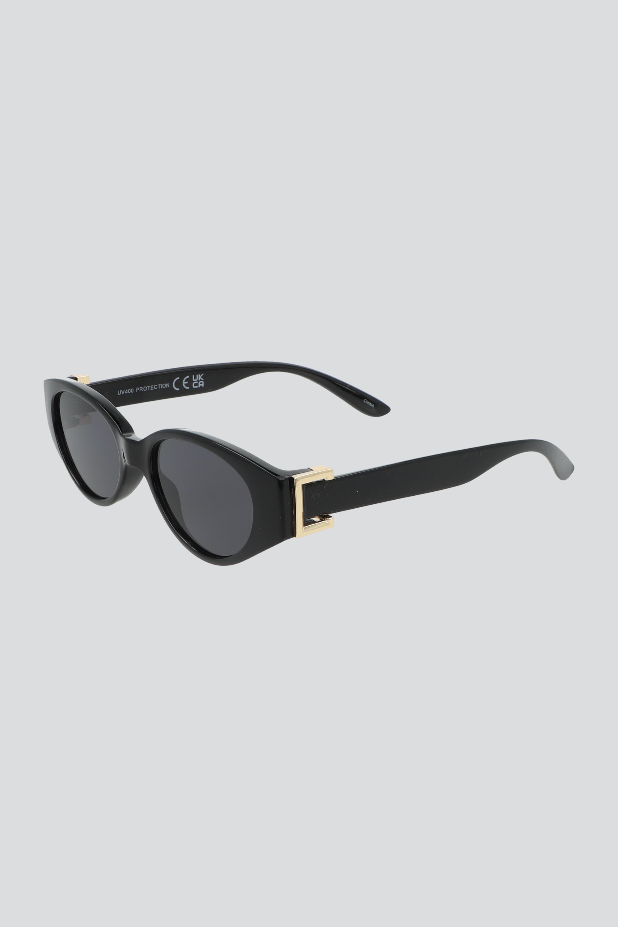 Lentes cateye traslucidos NEGRO
