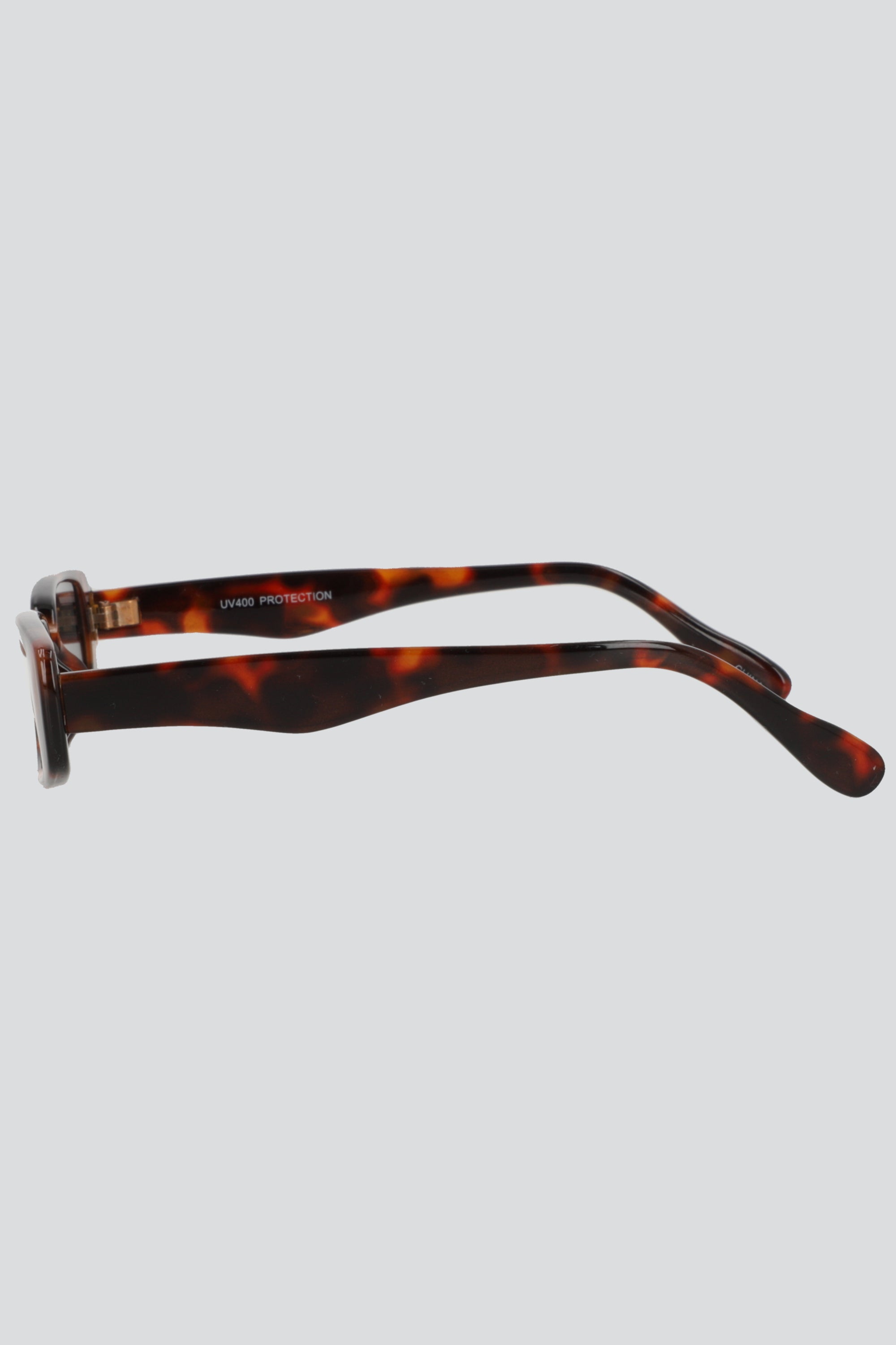 Lentes rectangulares traslucido CAFE