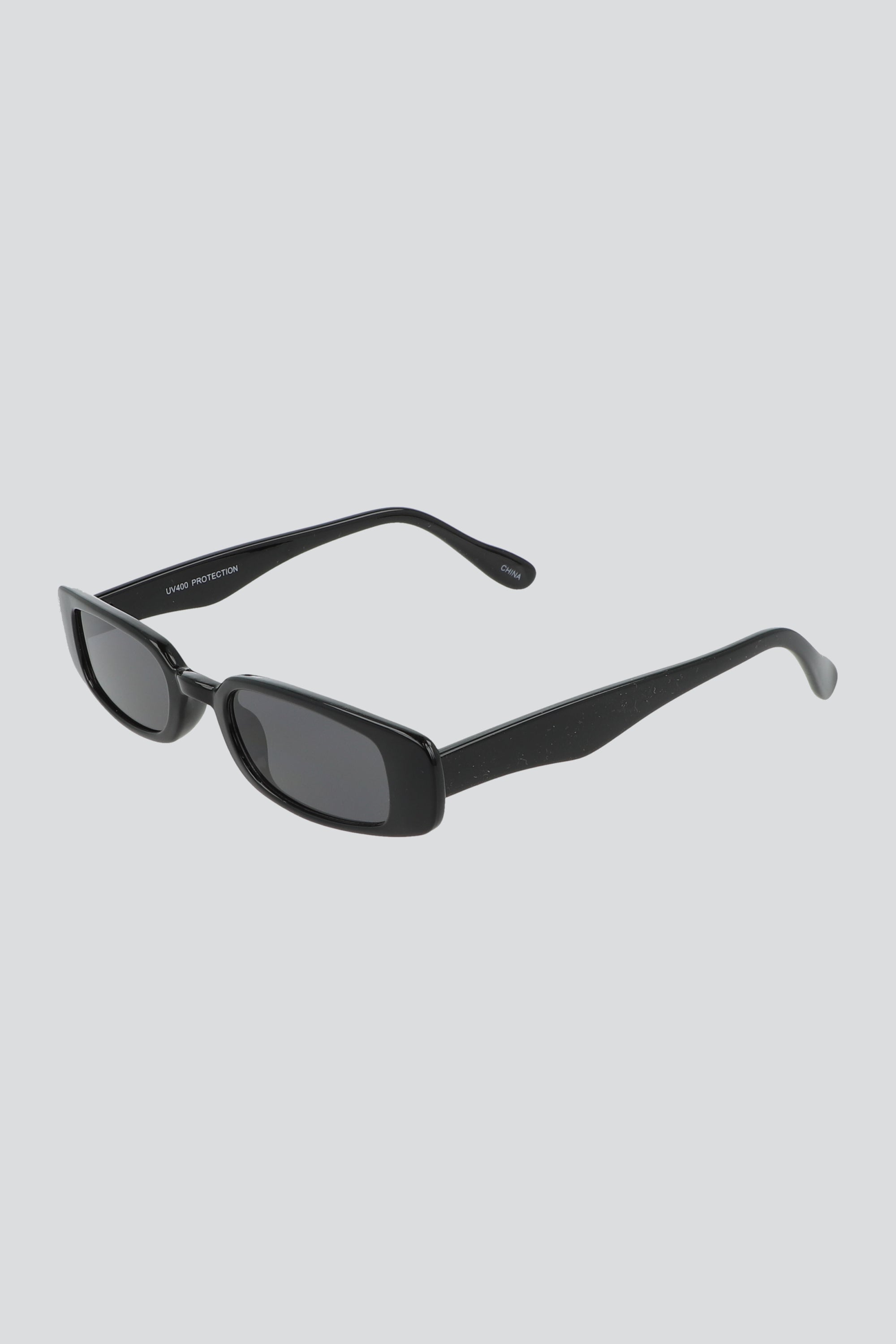 Lentes rectangulares traslucido NEGRO