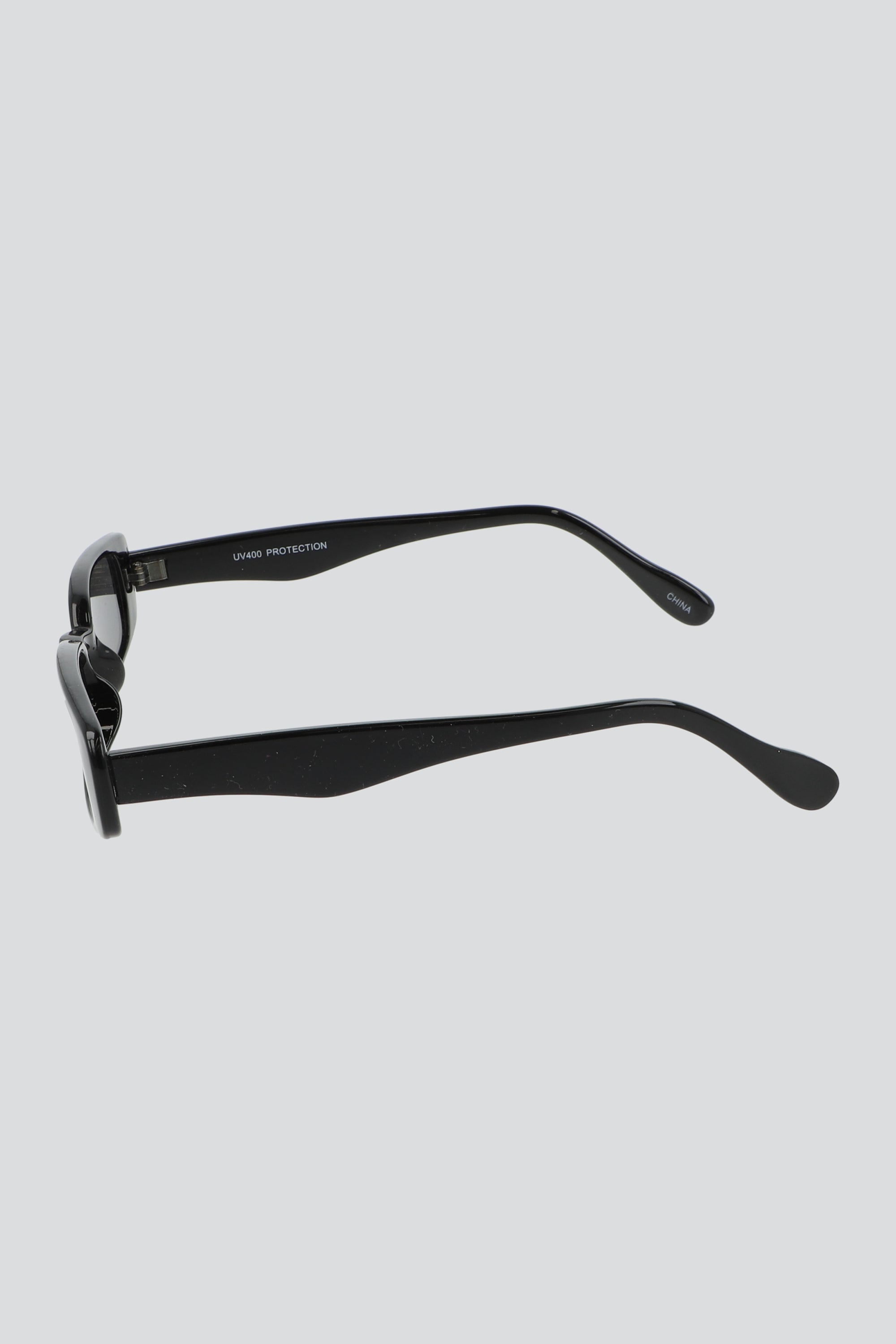 Lentes rectangulares traslucido NEGRO