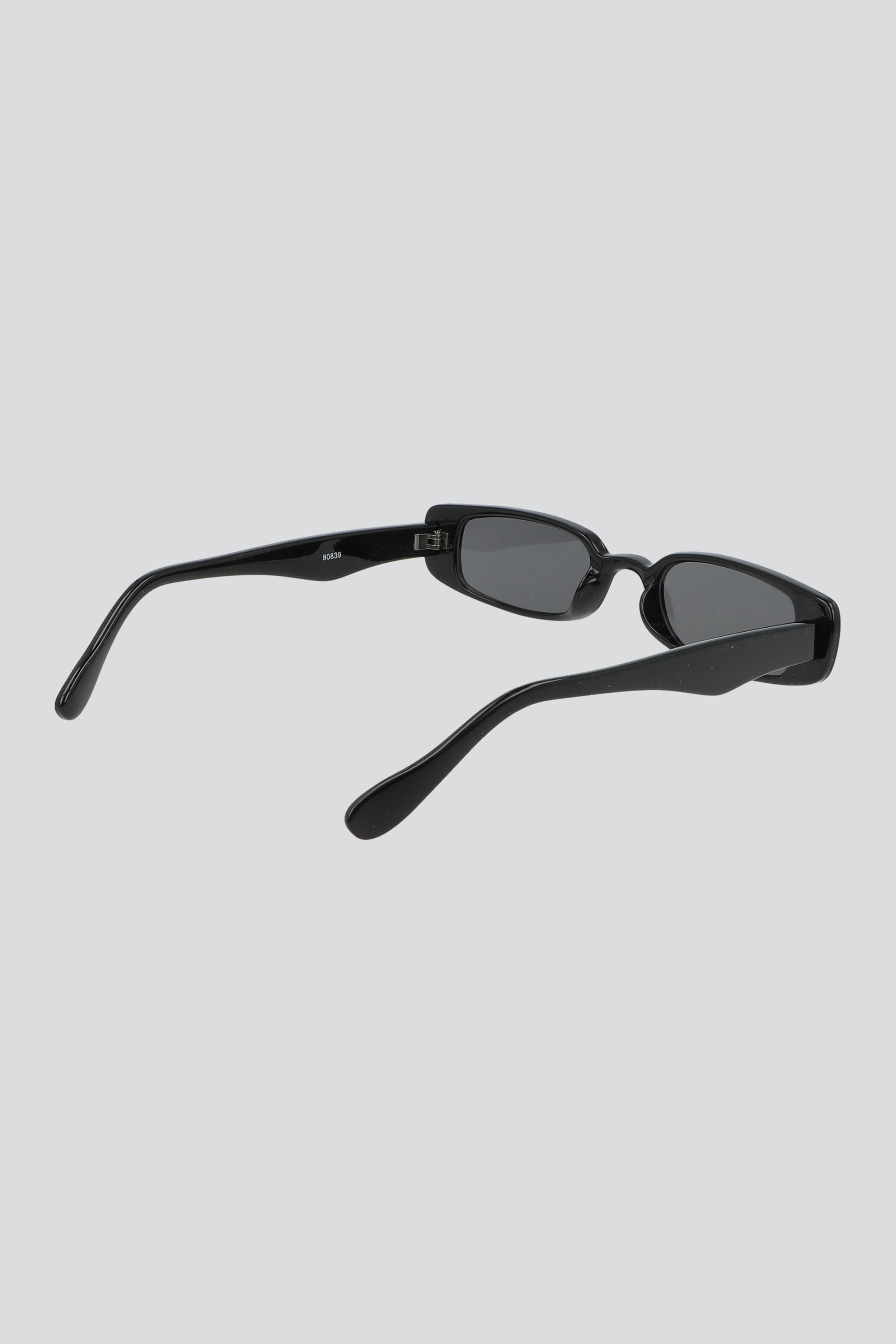 Lentes rectangulares traslucido NEGRO