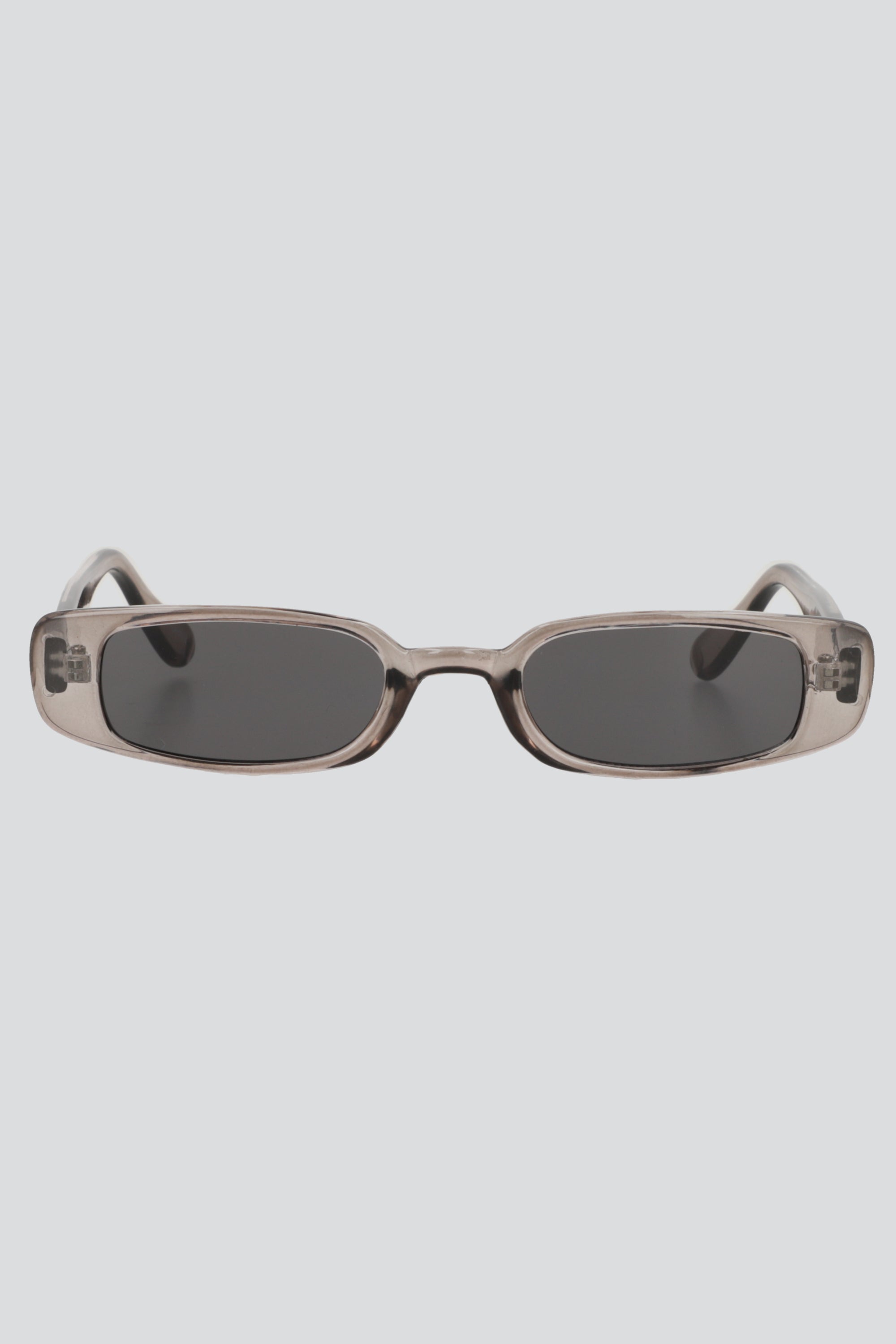 Lentes rectangulares traslucido GRIS