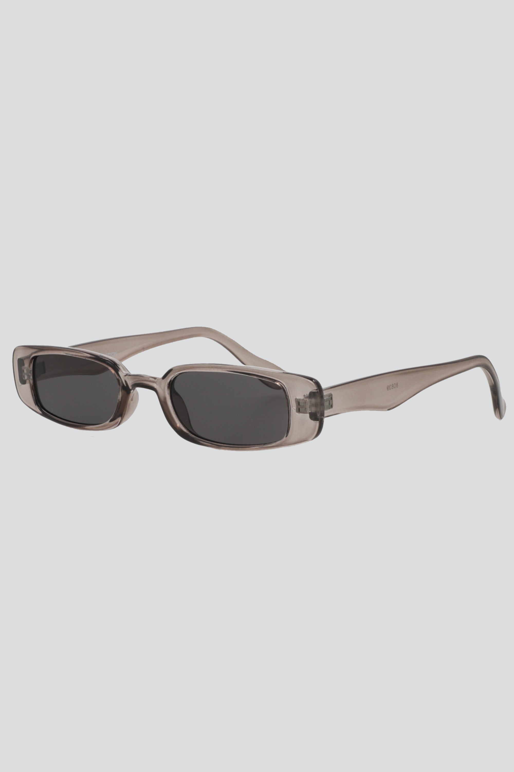 Lentes rectangulares traslucido GRIS
