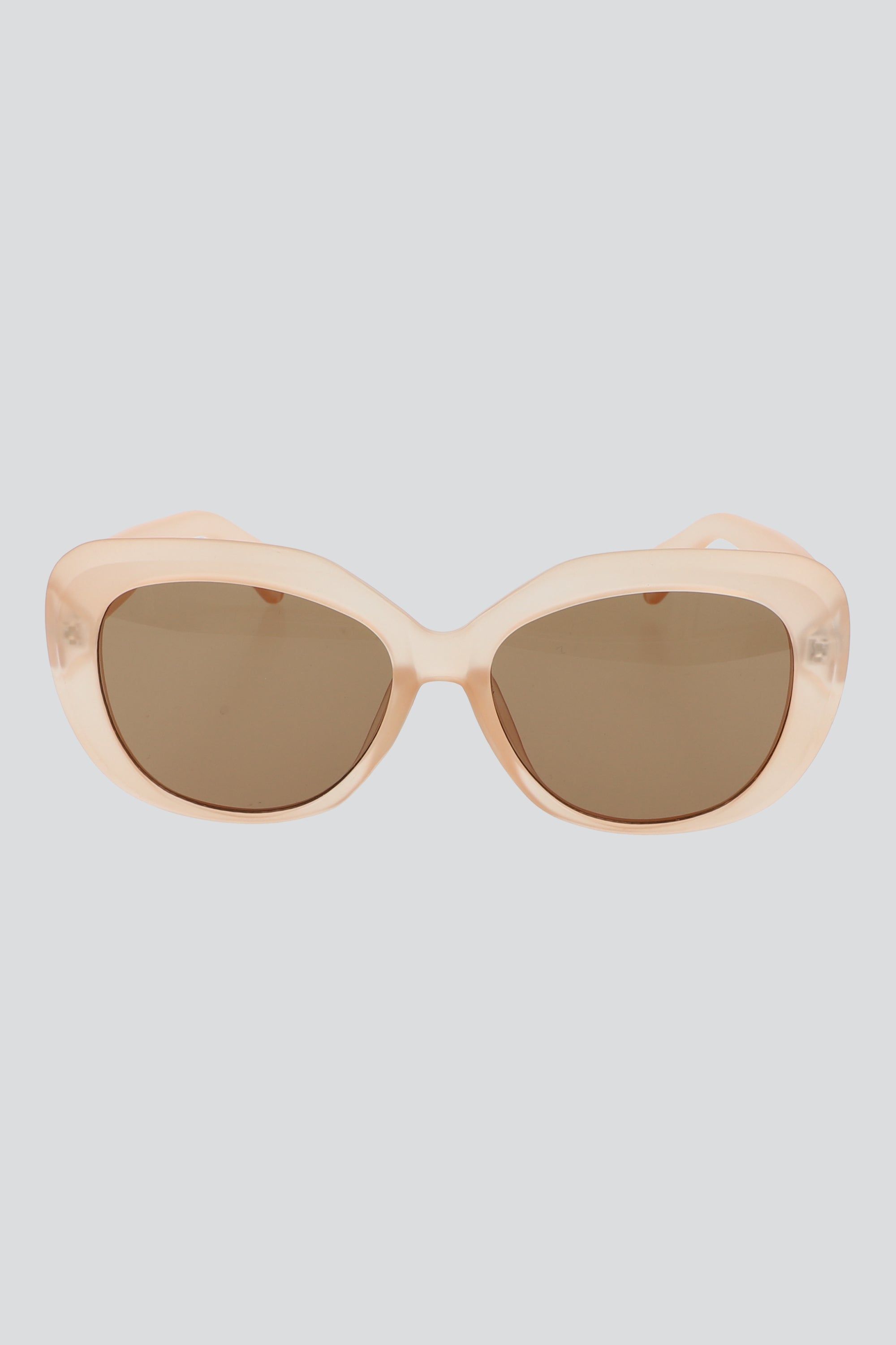 Lentes oversize transparentes BEIGE