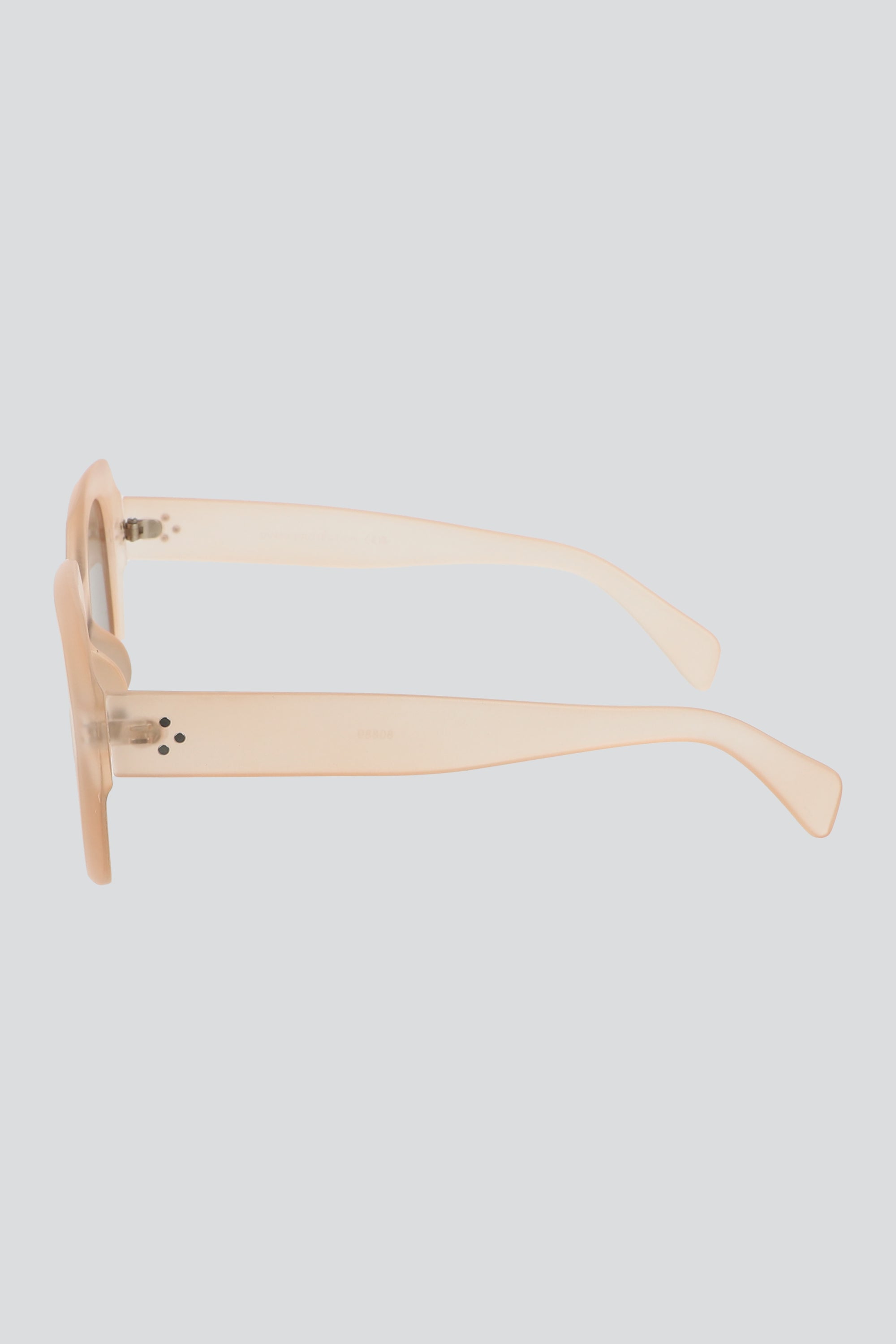 Lentes oversize transparentes BEIGE