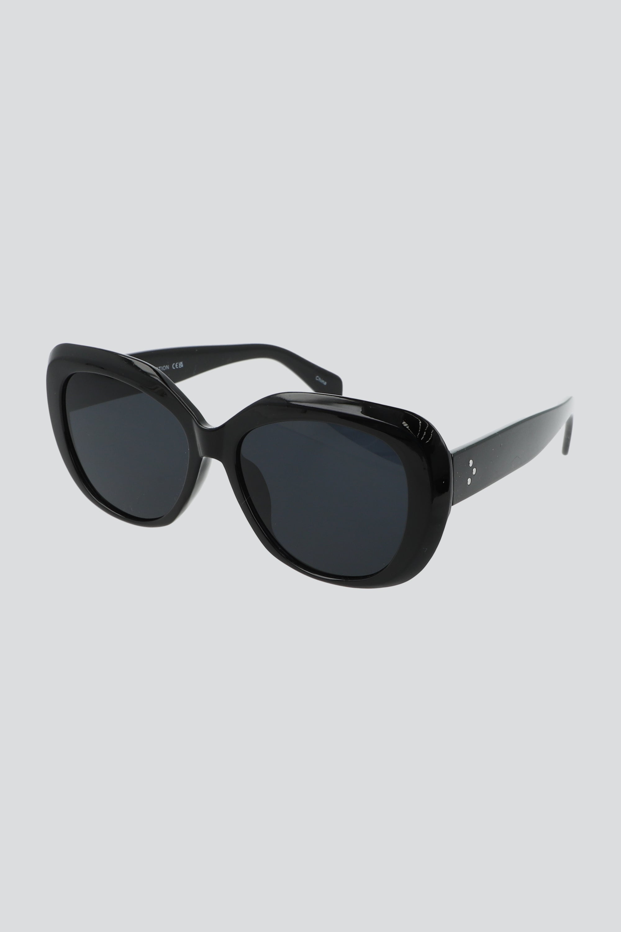 Lentes oversize transparentes NEGRO