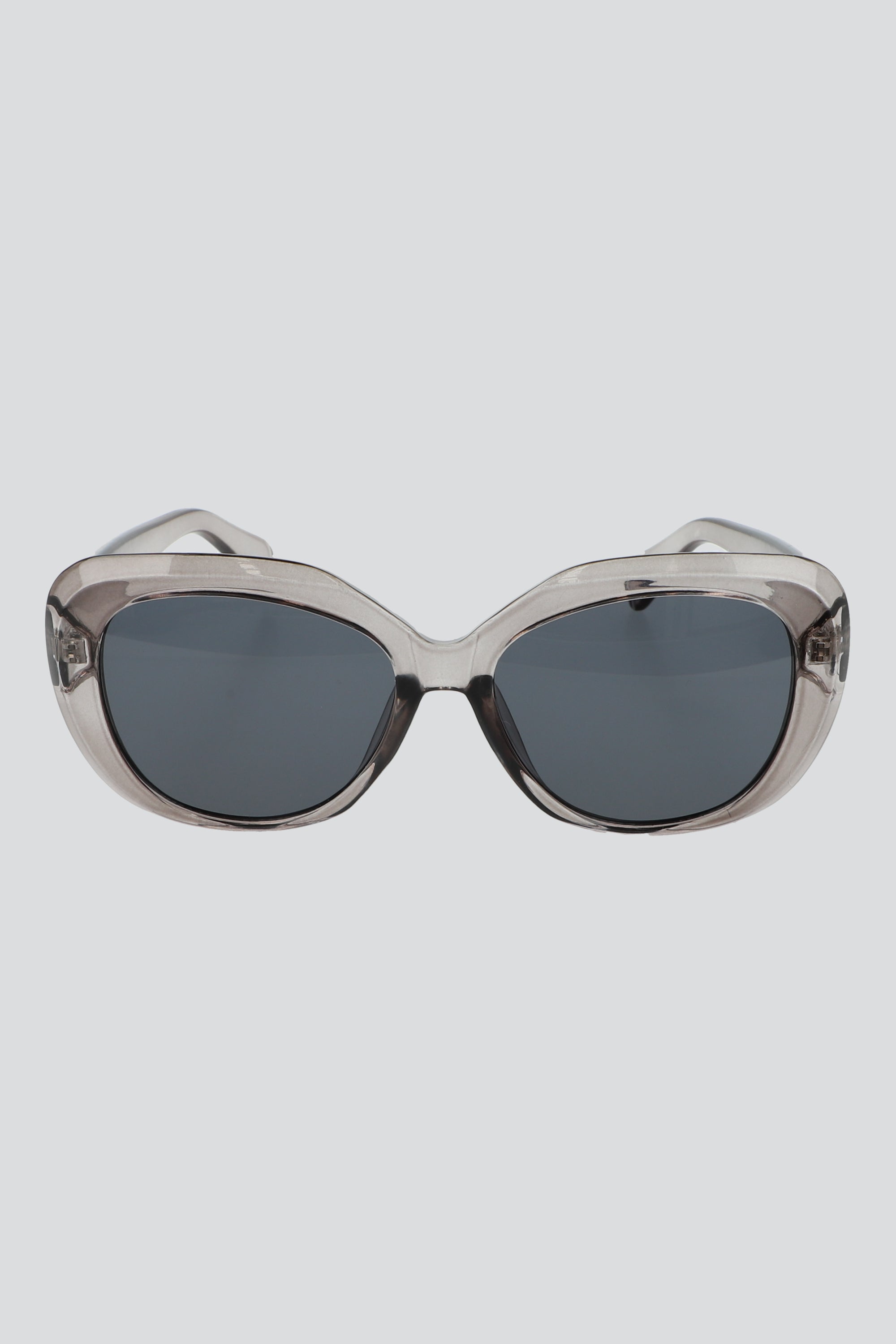 Lentes oversize transparentes GRIS