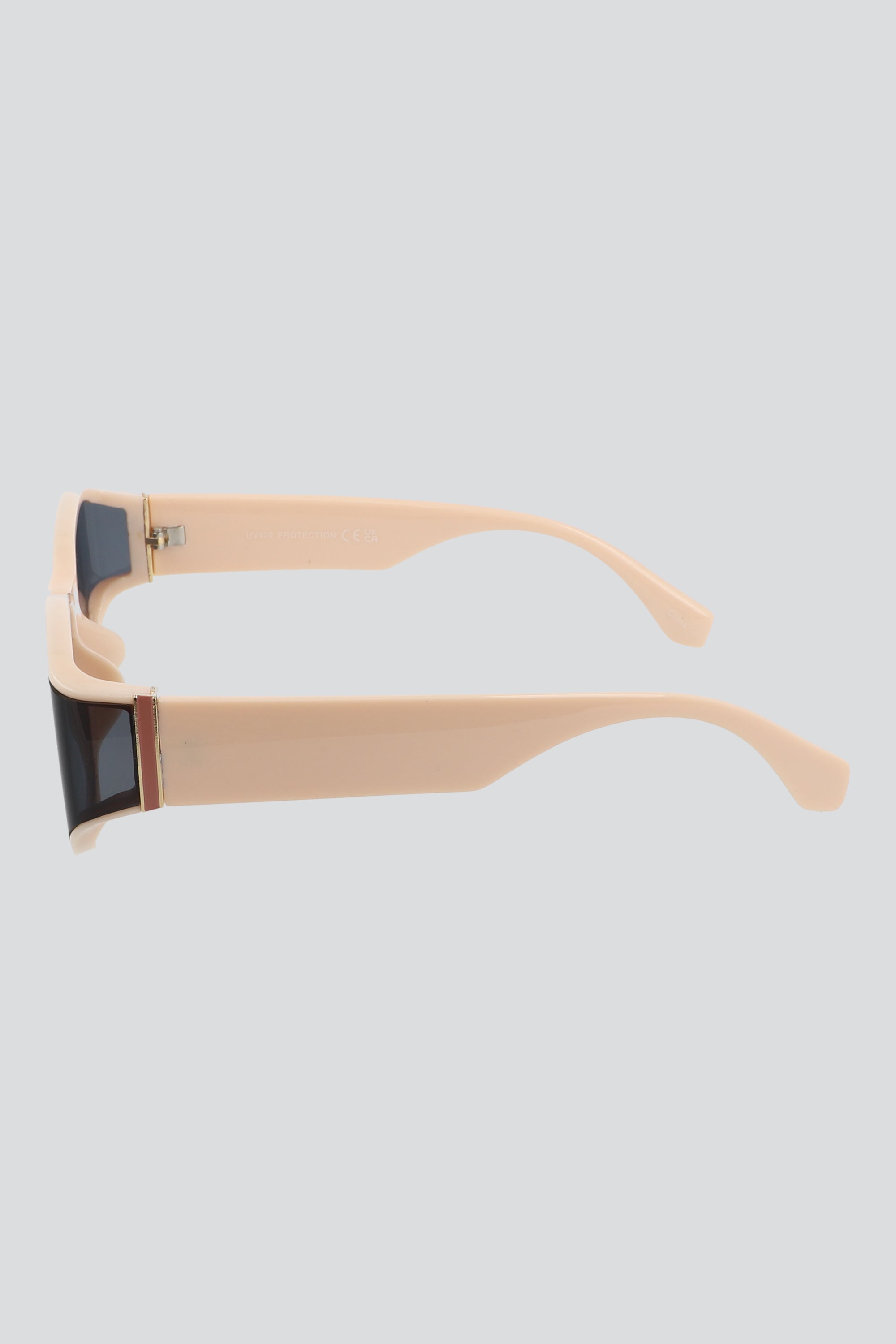 Lentes wayfarer lisos BEIGE