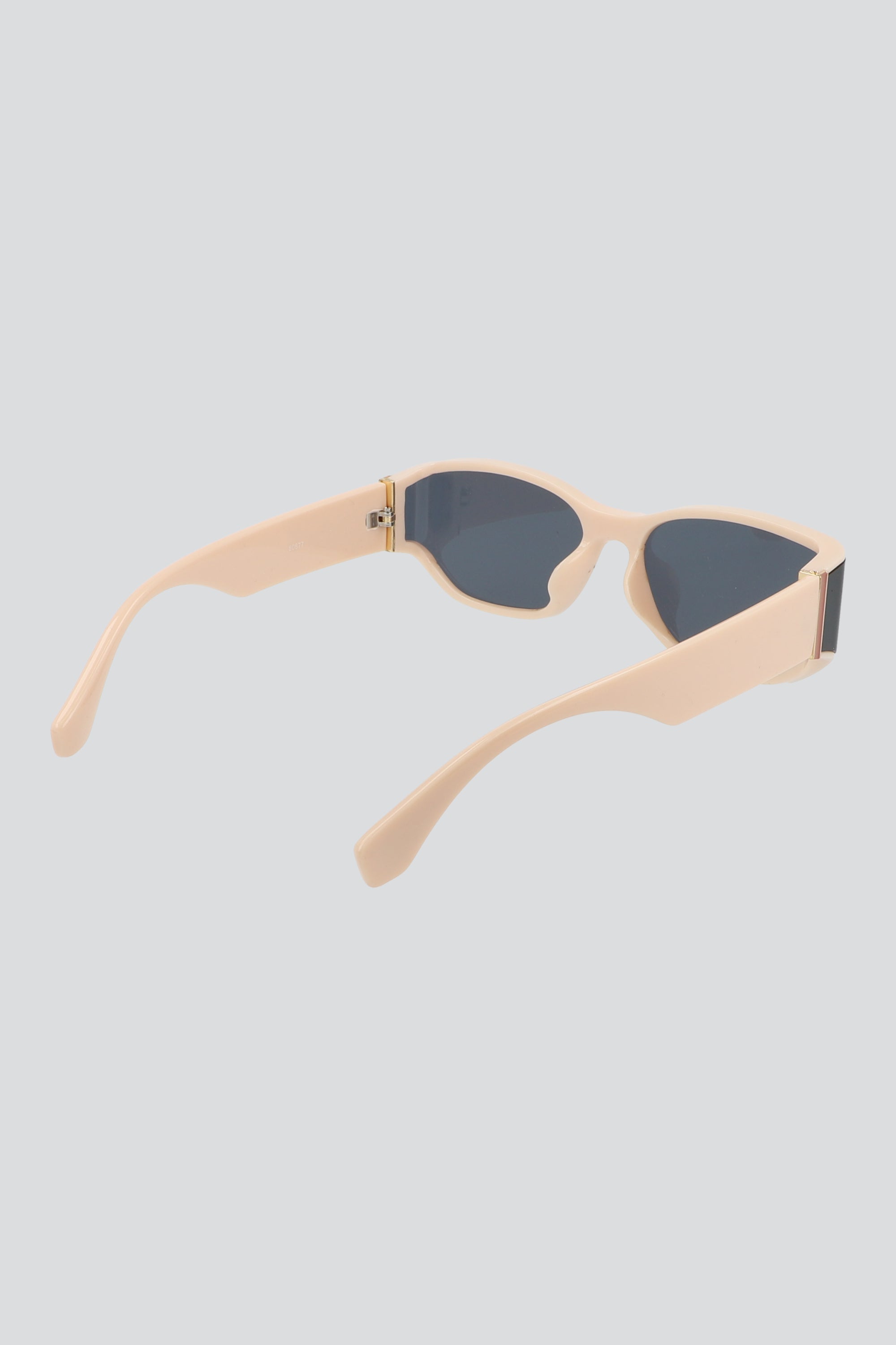 Lentes wayfarer lisos BEIGE