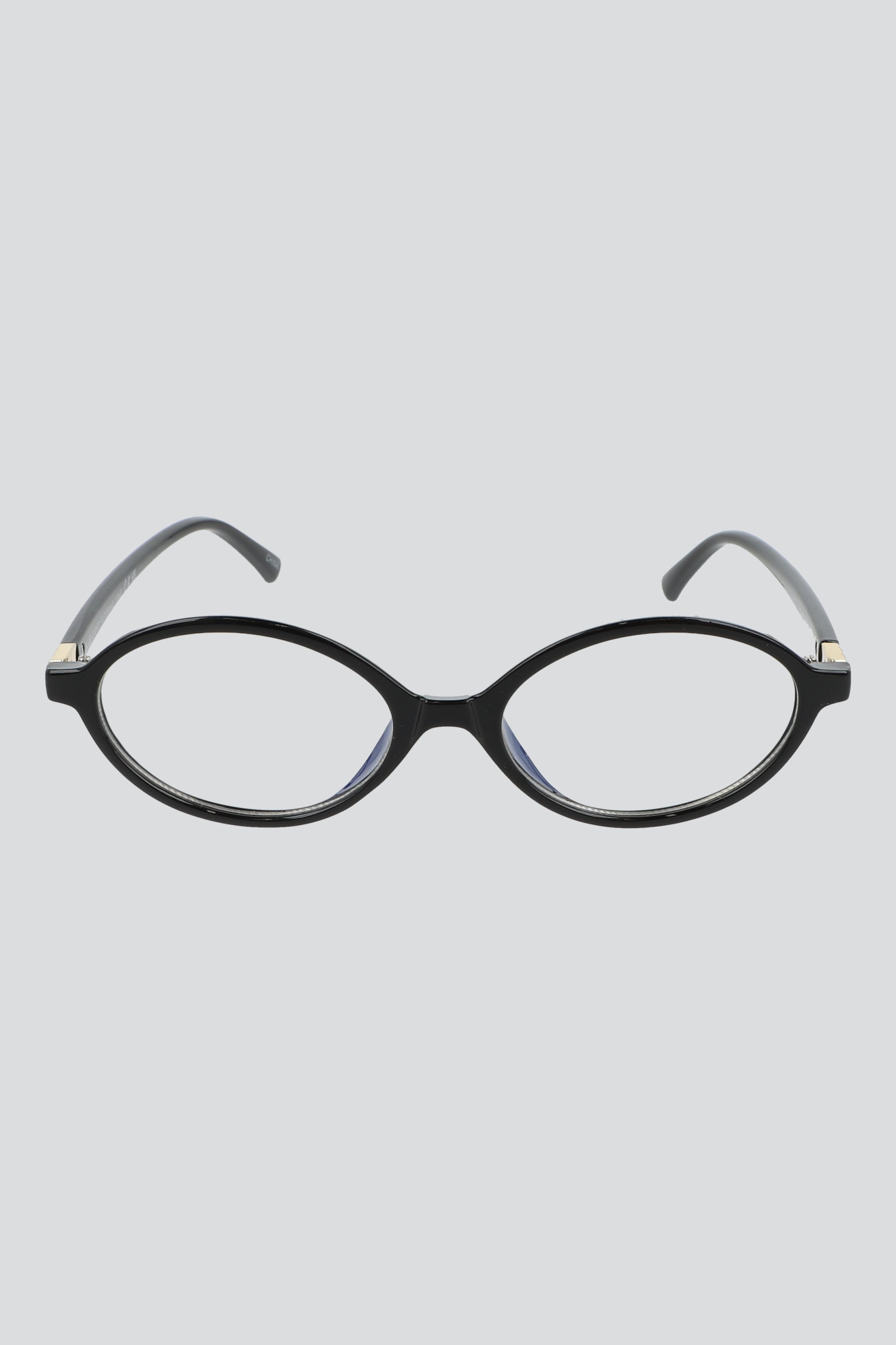 Lentes ovalo proteccion luz azul NEGRO