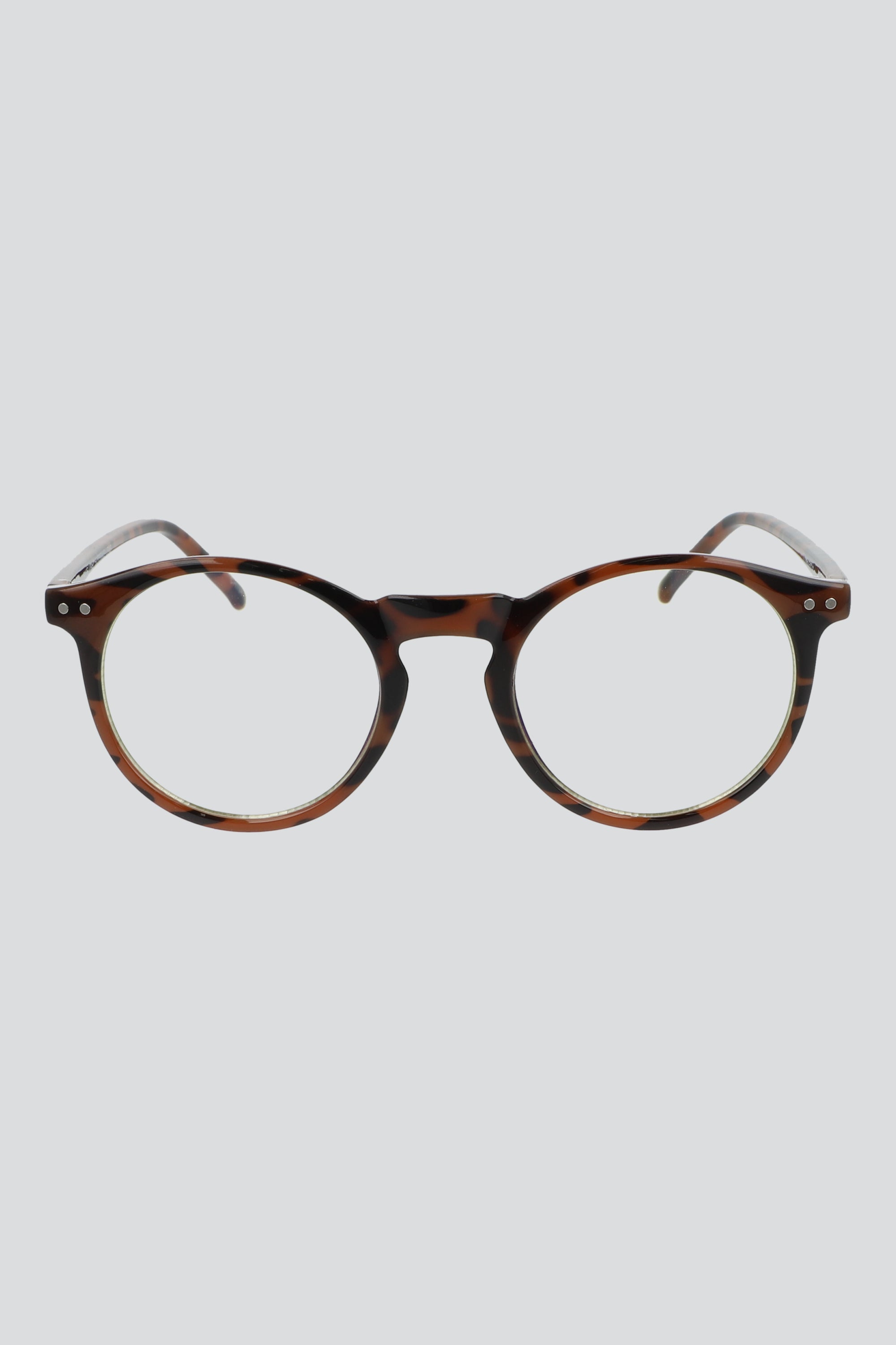Lentes redondos proteccion luz azul CAFE