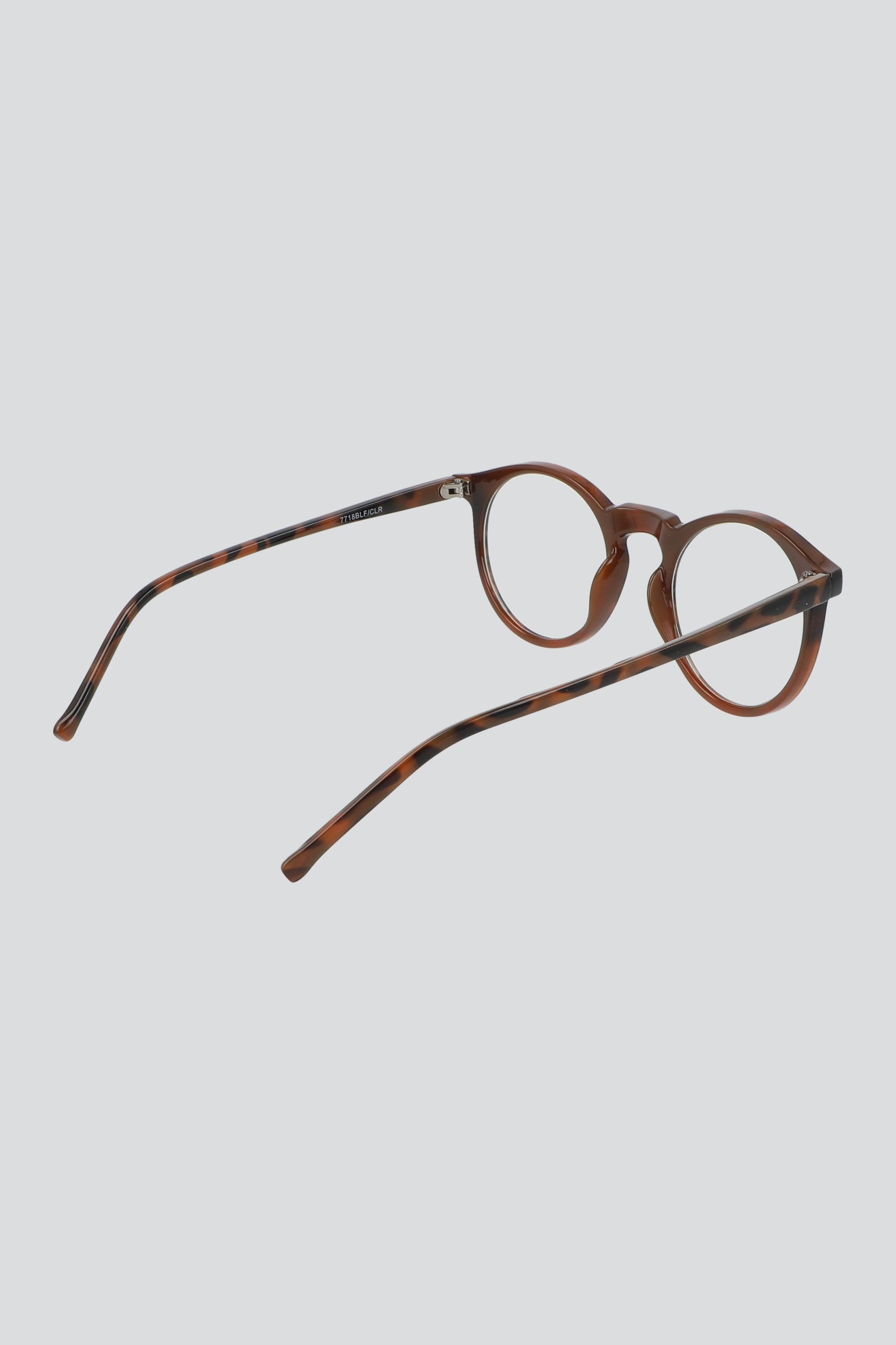 Lentes redondos proteccion luz azul CAFE