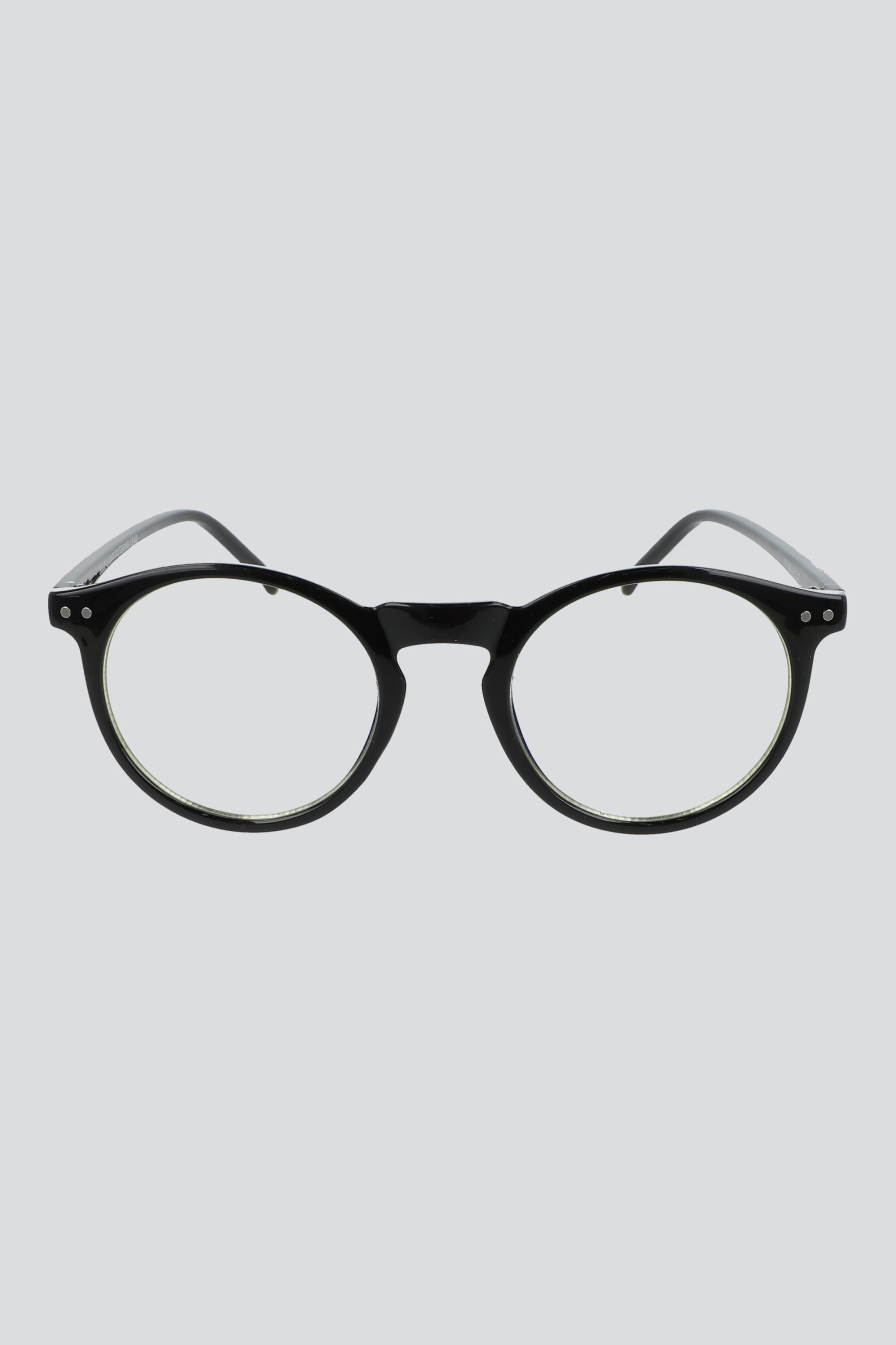 Lentes redondos proteccion luz azul NEGRO