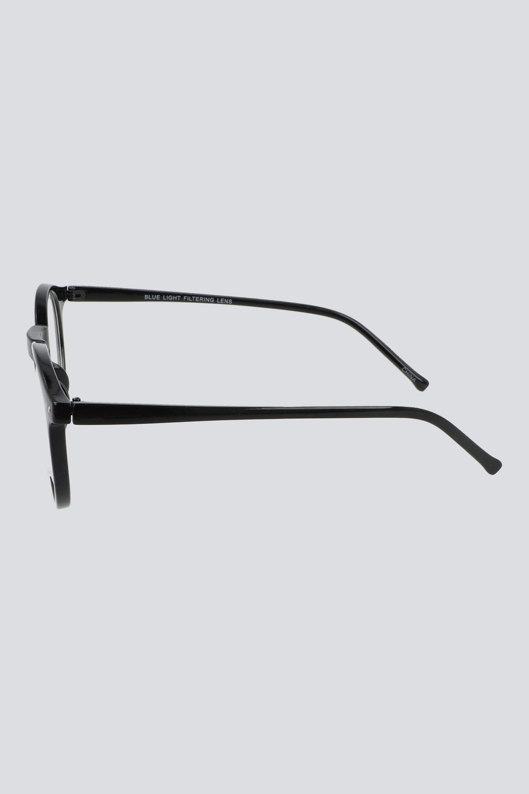 Lentes redondos proteccion luz azul NEGRO