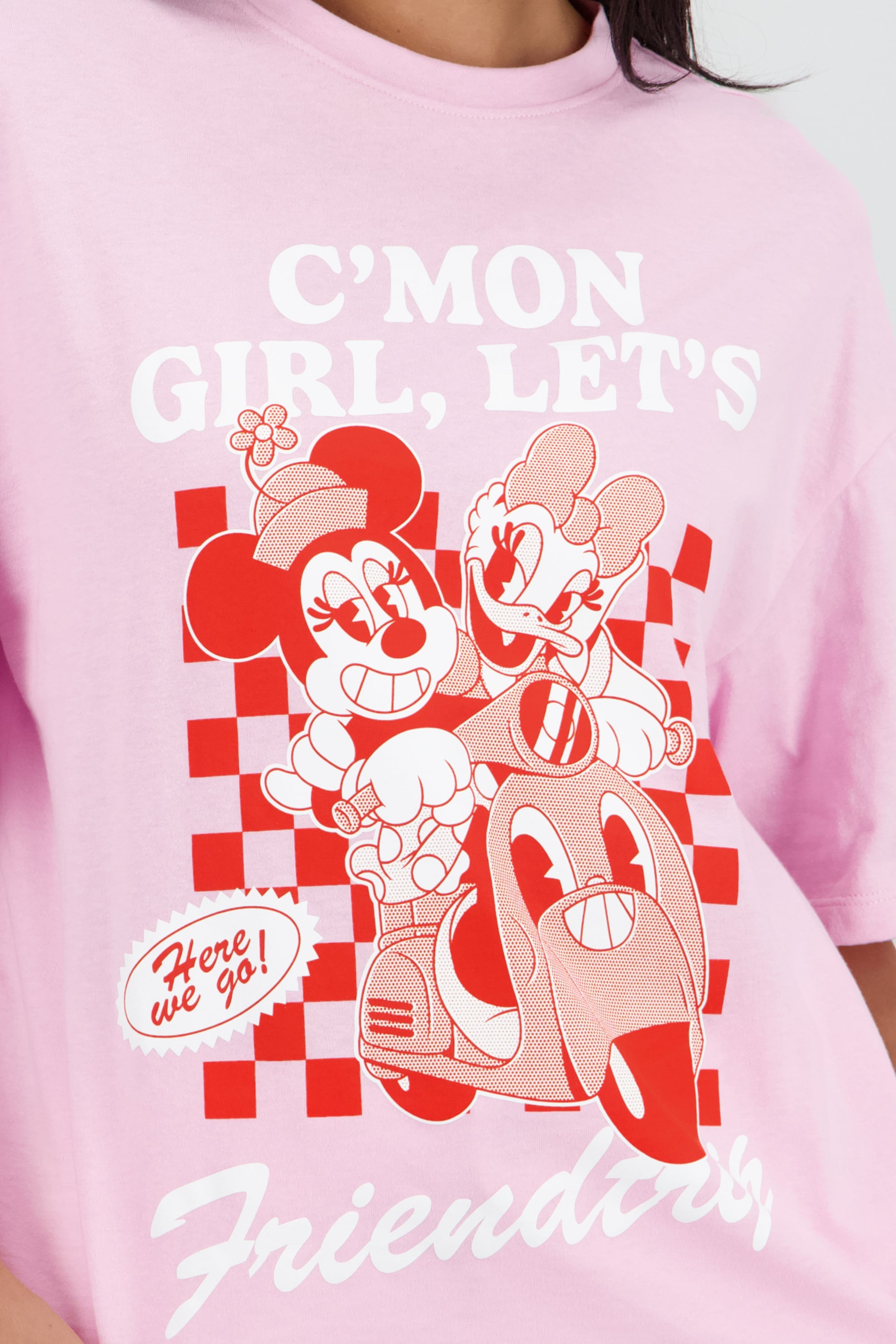 Playera de Minnie & Daisy Friendship ROSA PASTEL