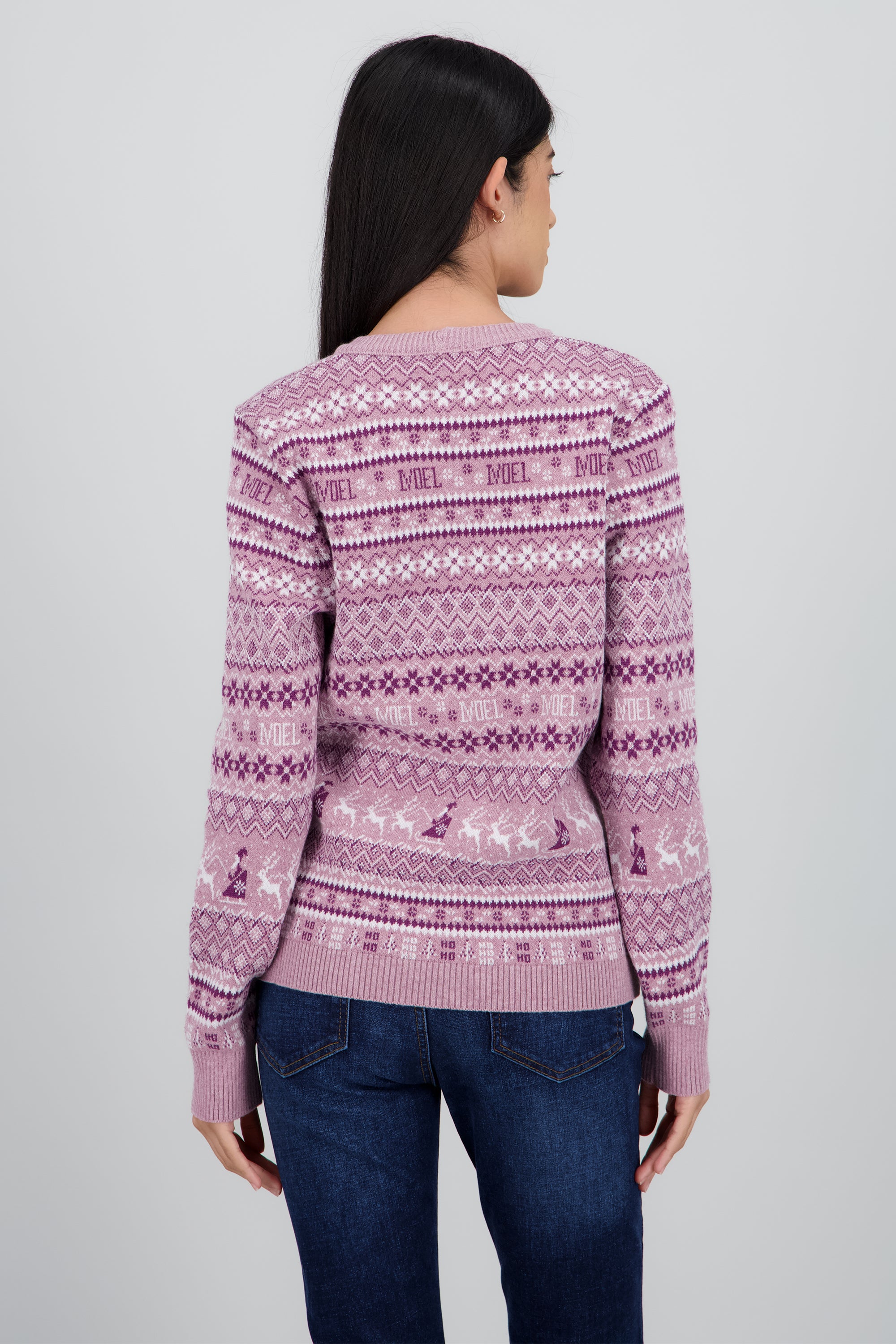 Sueter navideño noel LILA