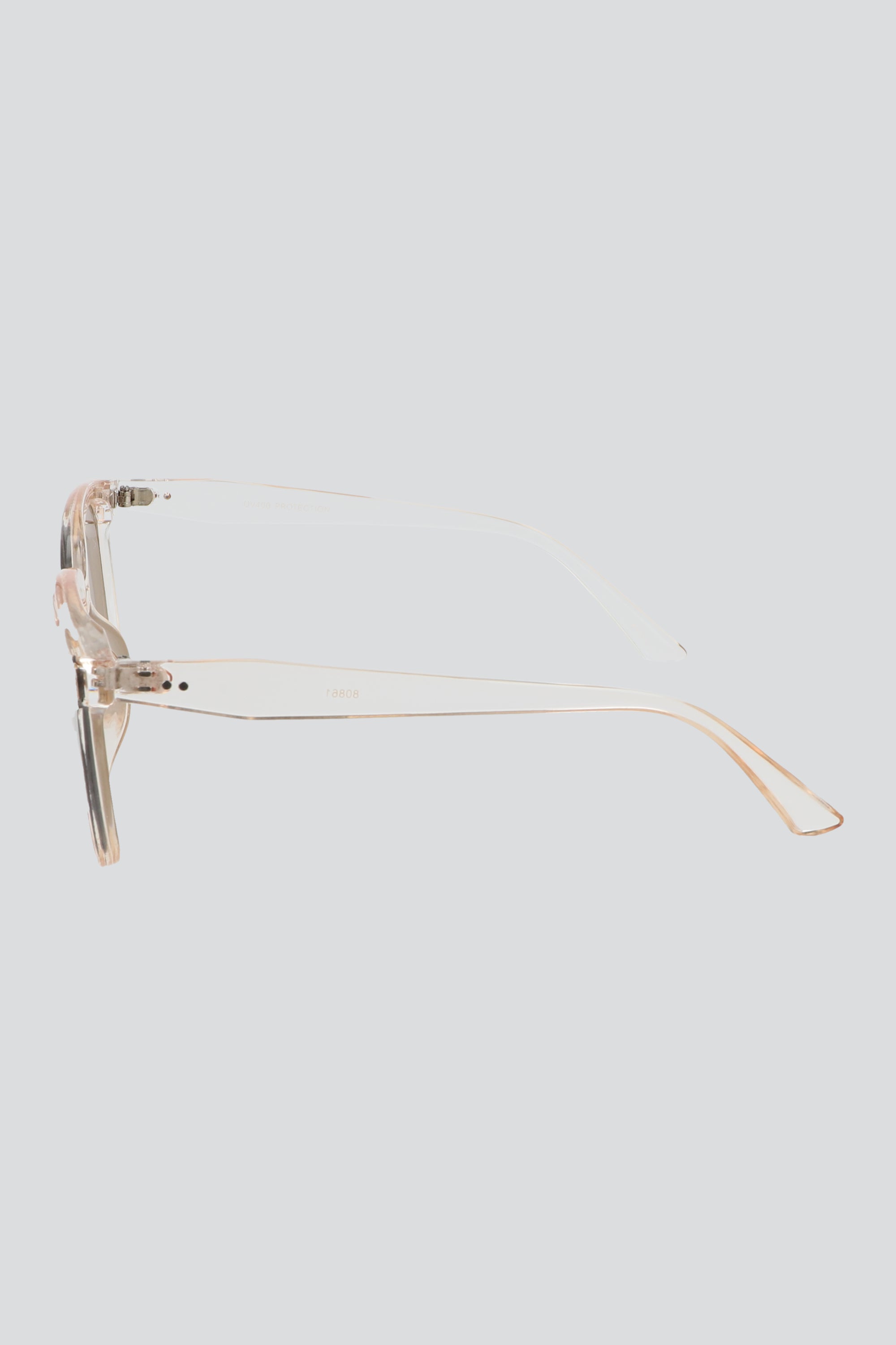 Lentes de sol oversize detalle metalico BEIGE