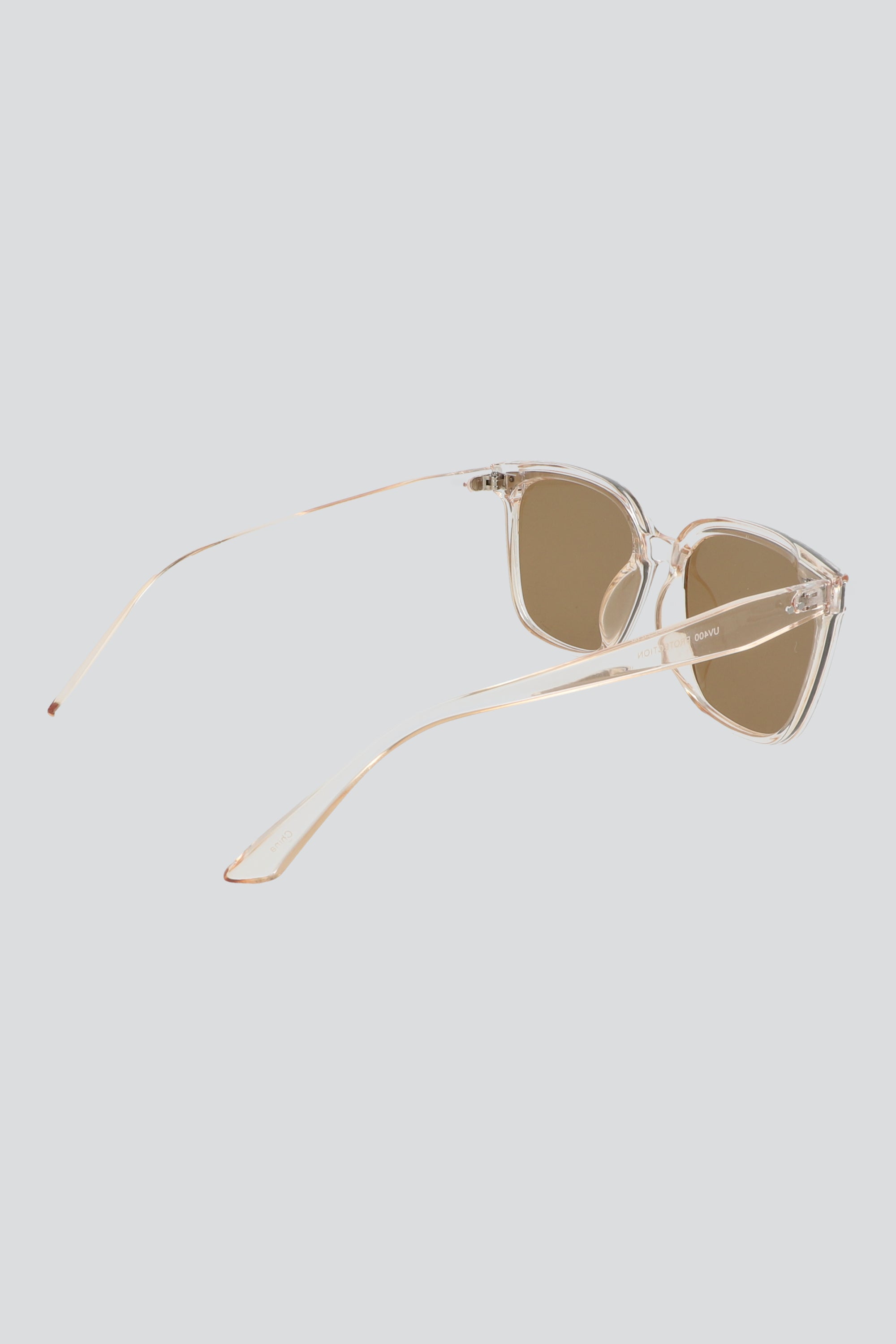 Lentes de sol oversize detalle metalico BEIGE