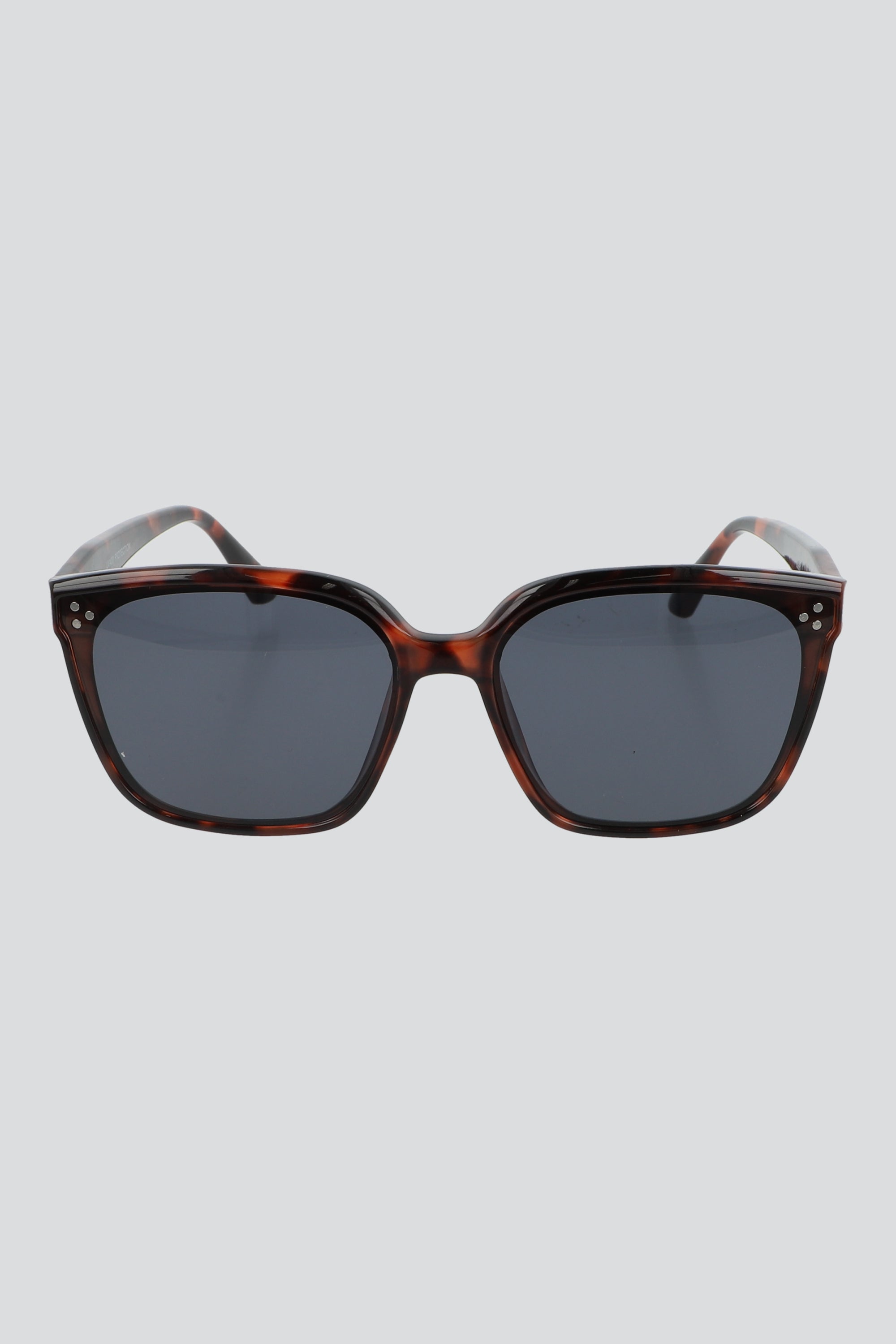 Lentes de sol oversize detalle metalico CAFE COMBO