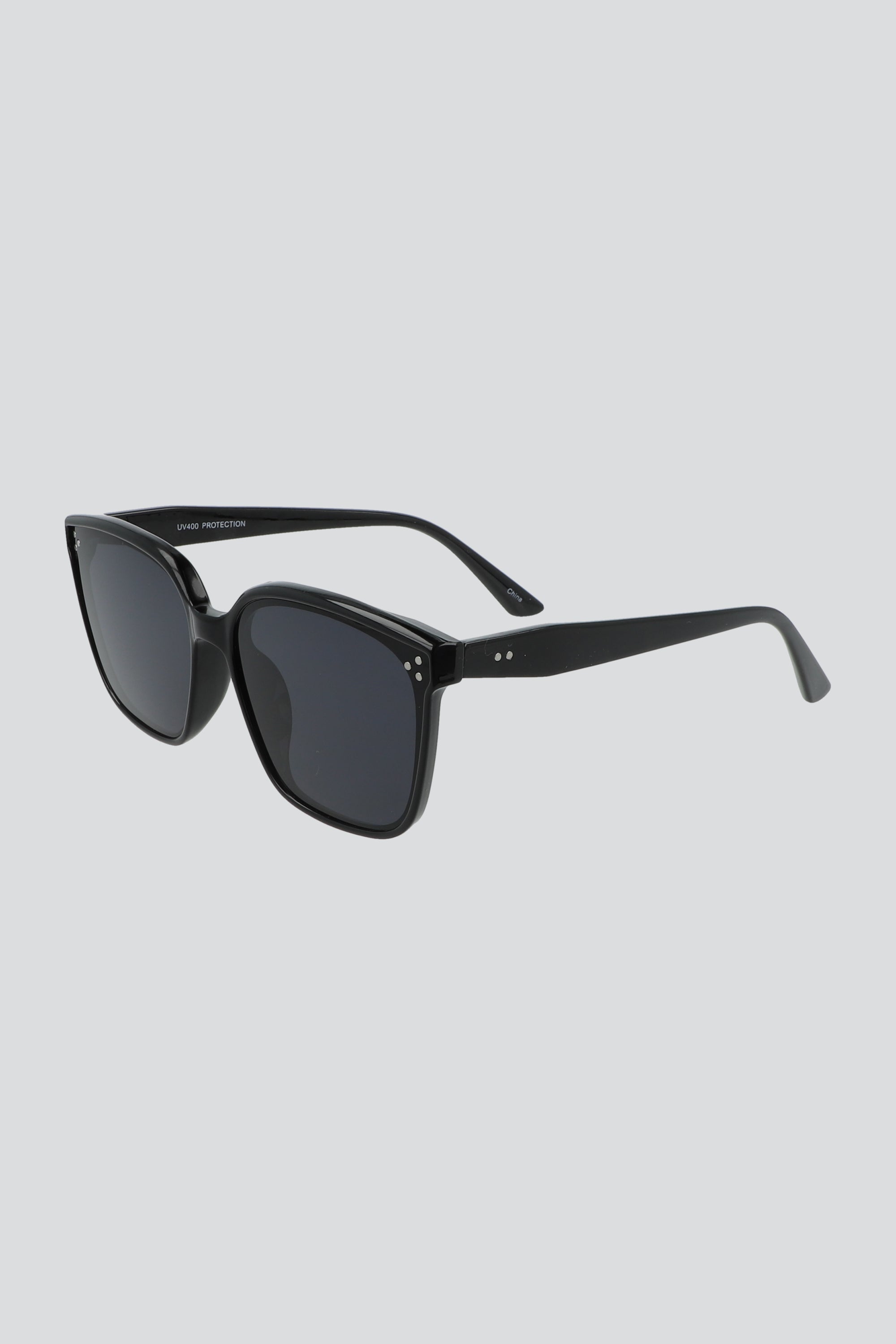 Lentes de sol oversize detalle metalico NEGRO