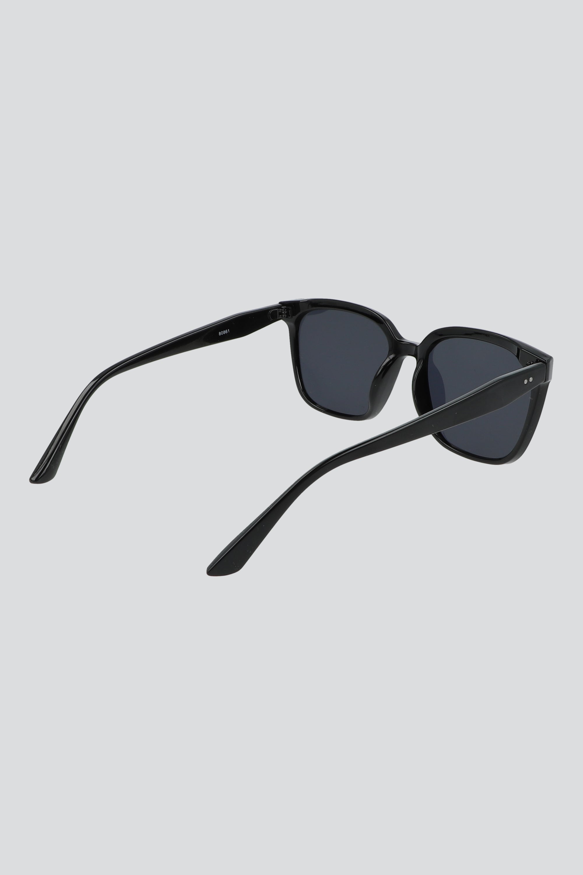 Lentes de sol oversize detalle metalico NEGRO