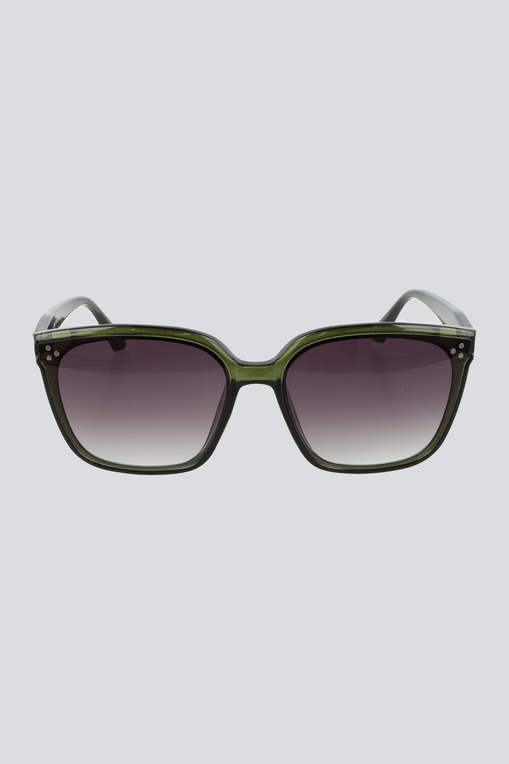 Lentes de sol oversize detalle metalico GRIS