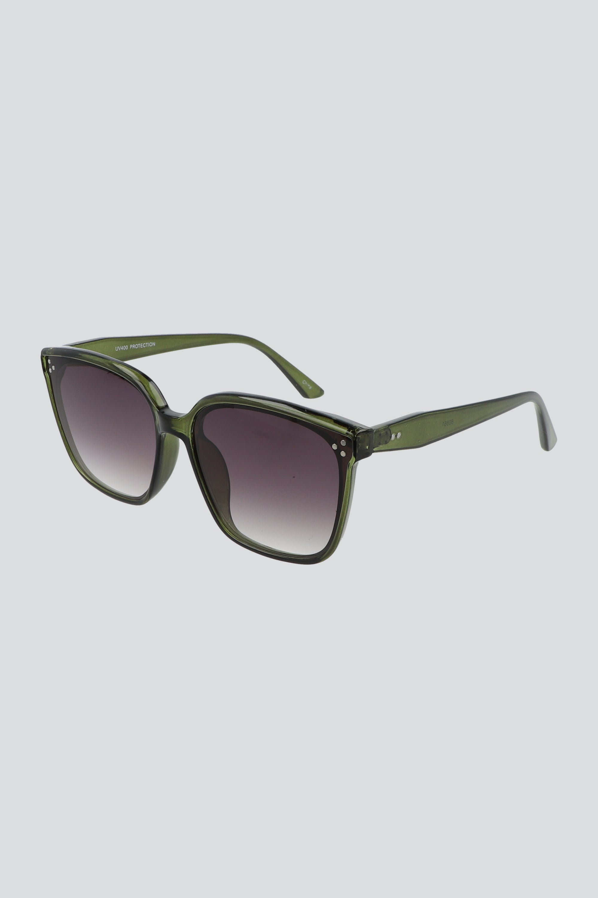 Lentes de sol oversize detalle metalico GRIS