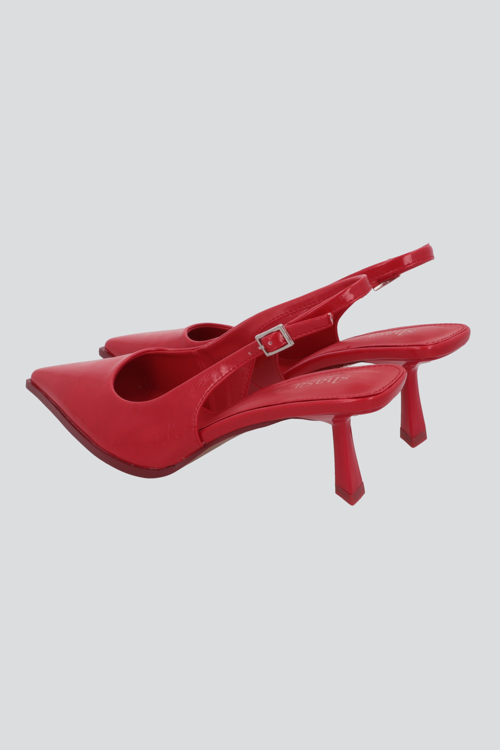 Tacon pointy slingback basico ROJO