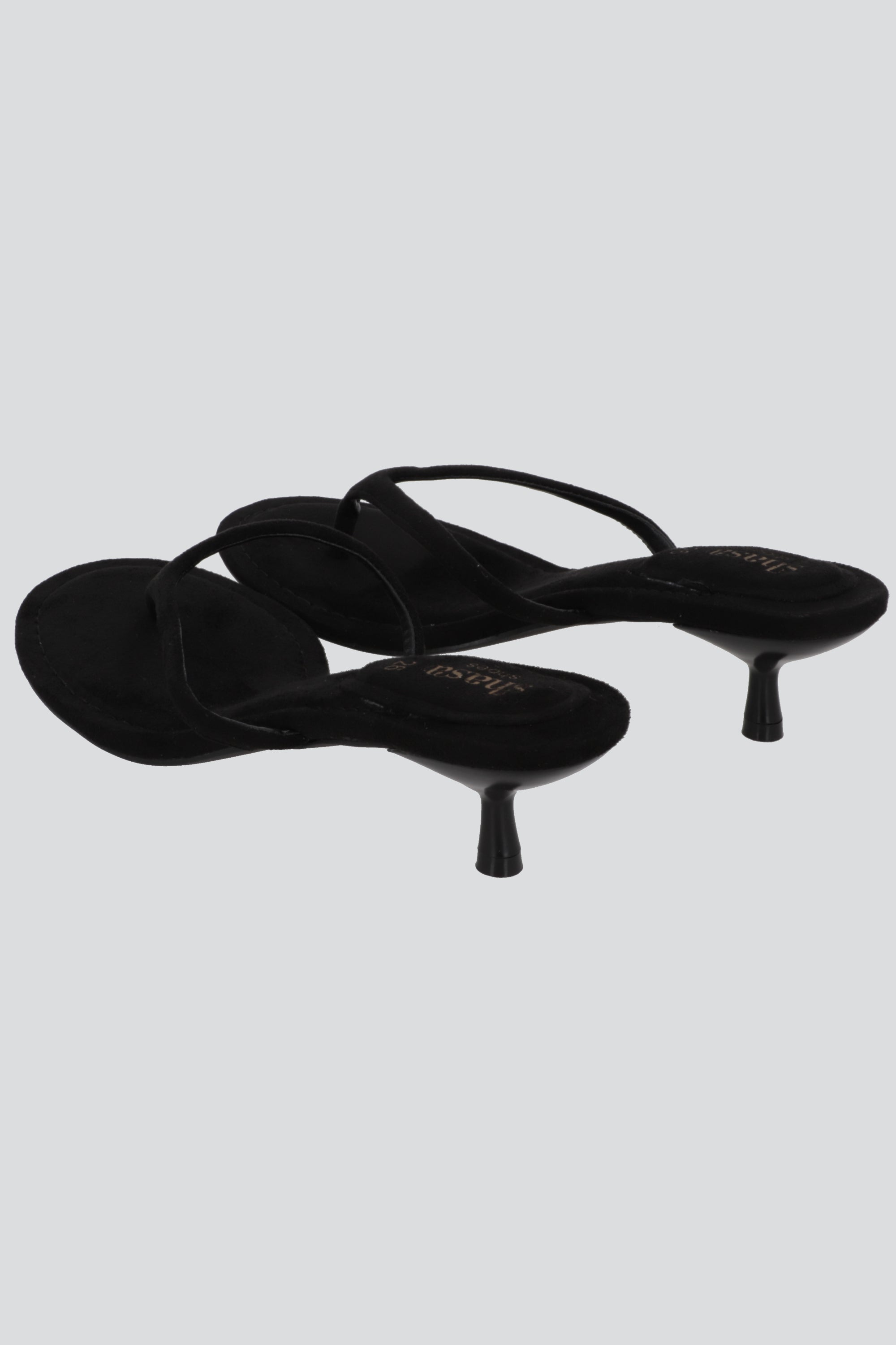 Tacon pata de gallo suede NEGRO