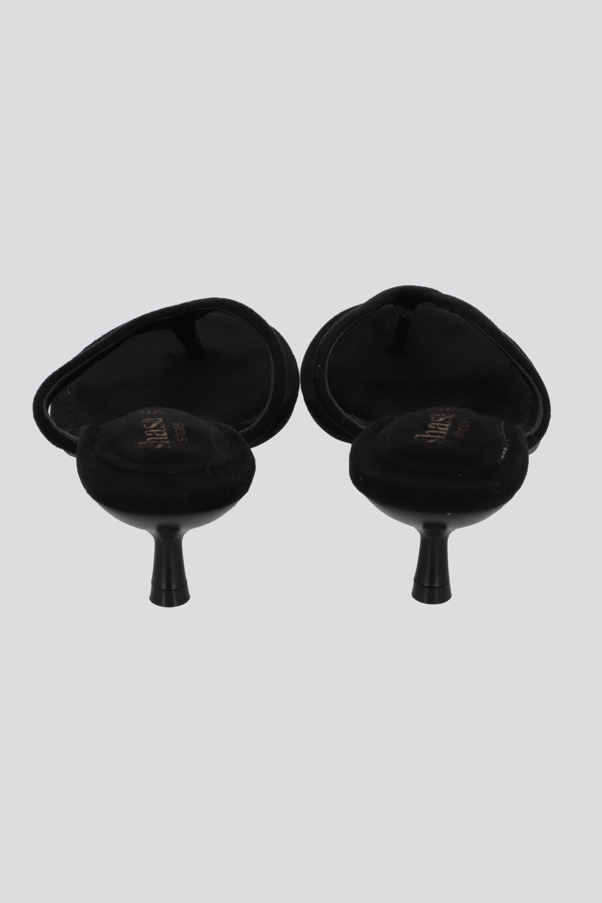 Tacon pata de gallo suede NEGRO