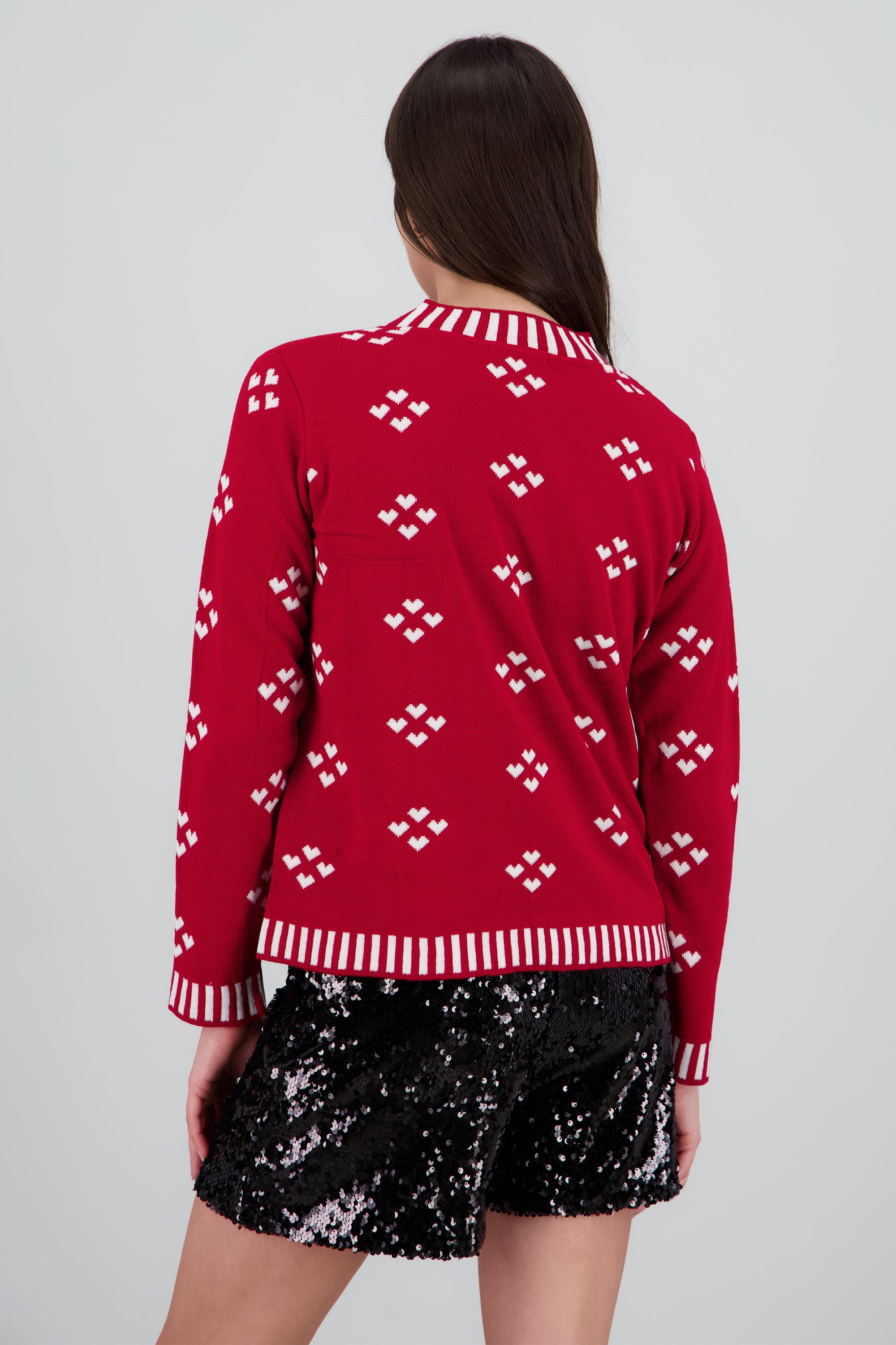 Sueter navideño gengibre gigante ROJO COMBO