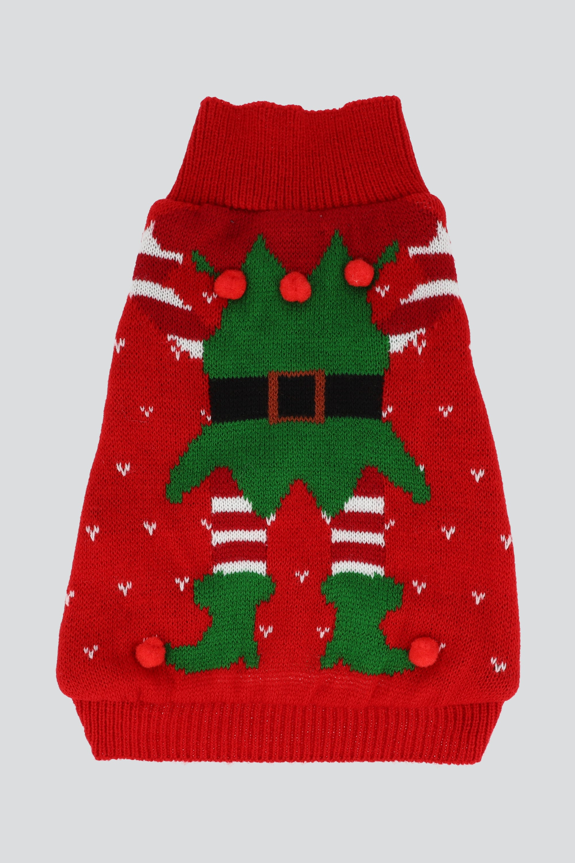Sueter mascota duende xmas ROJO