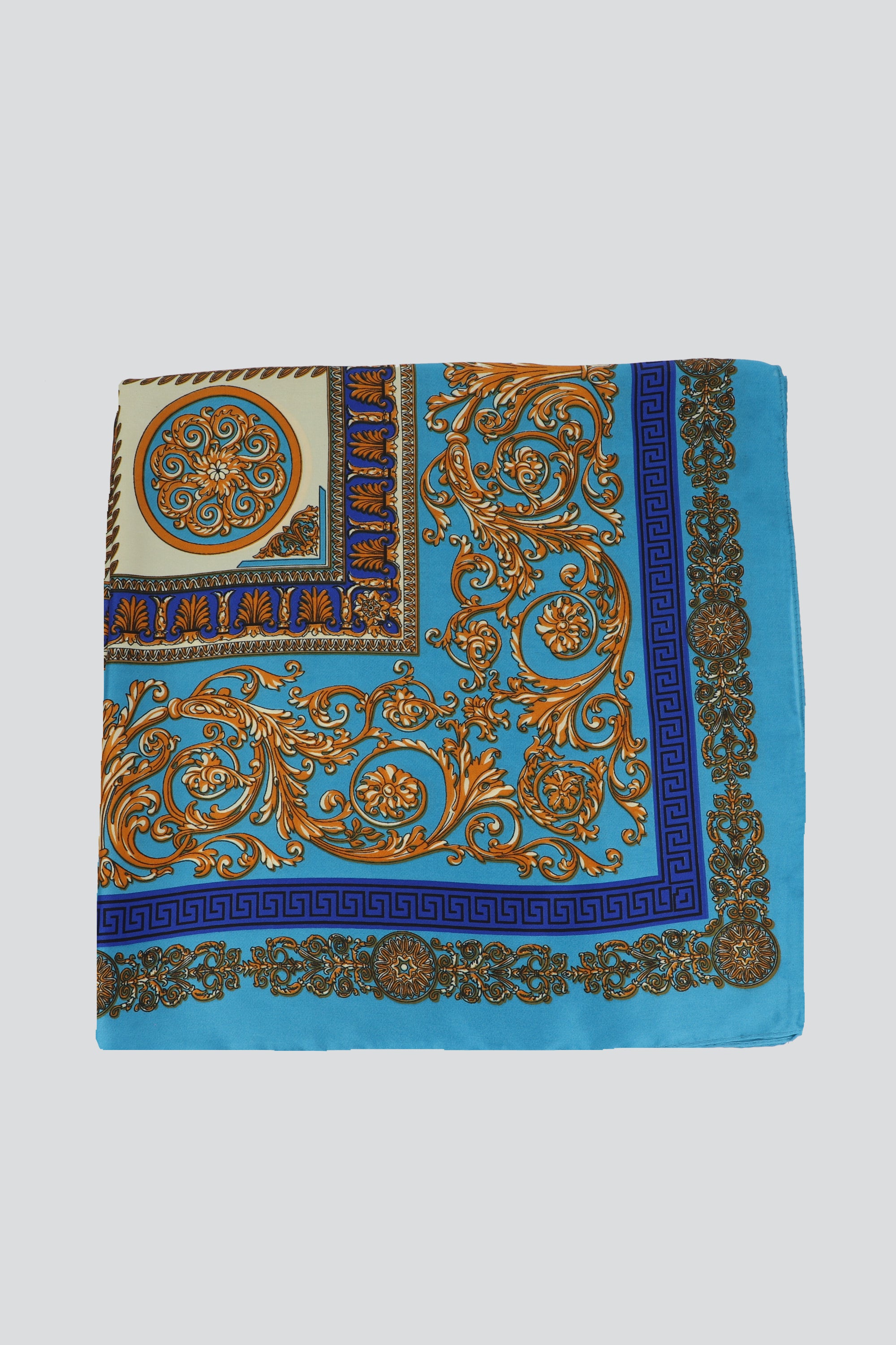 Pañuelo cuadros print AZUL