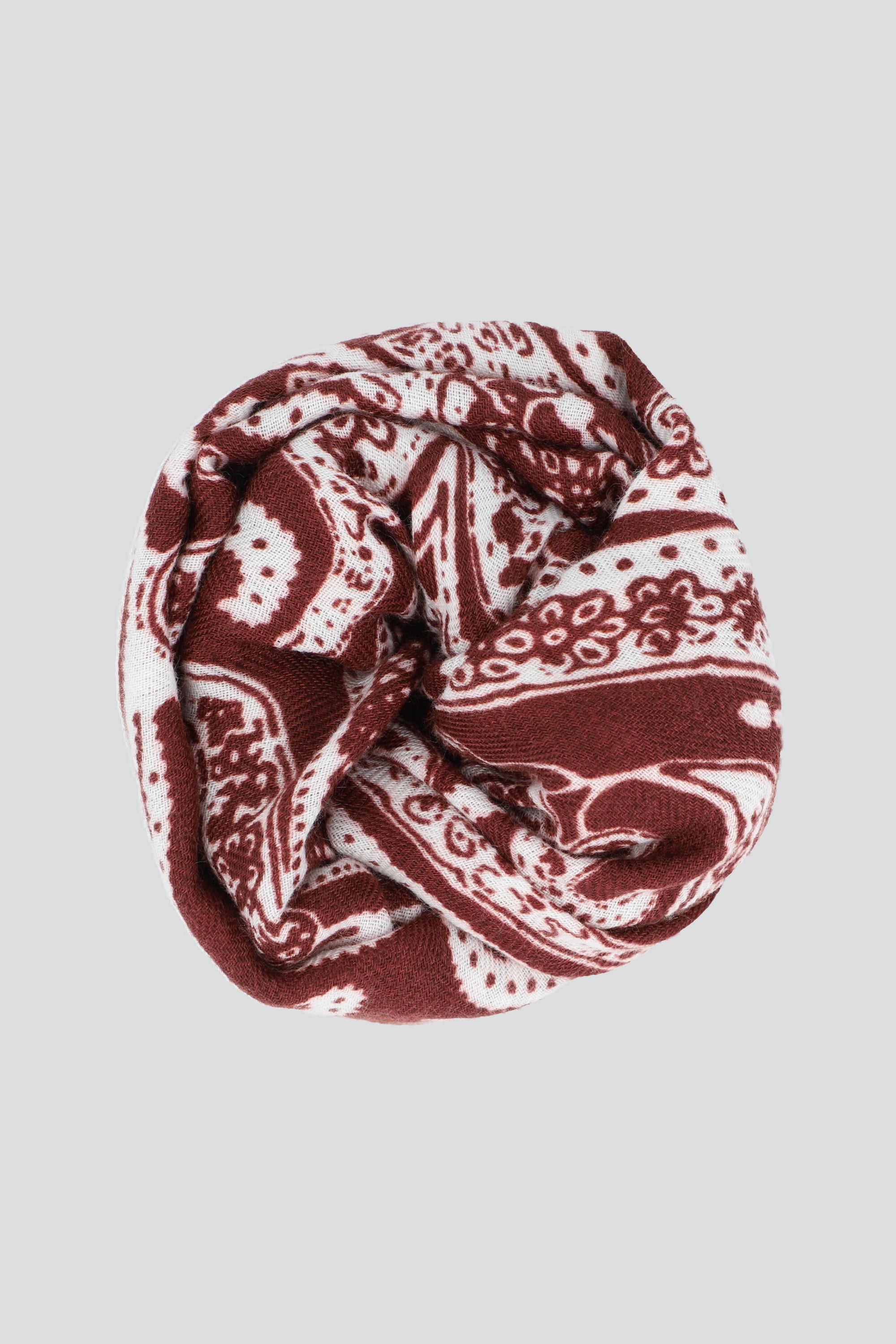 Pañuelo centro rombo VINO