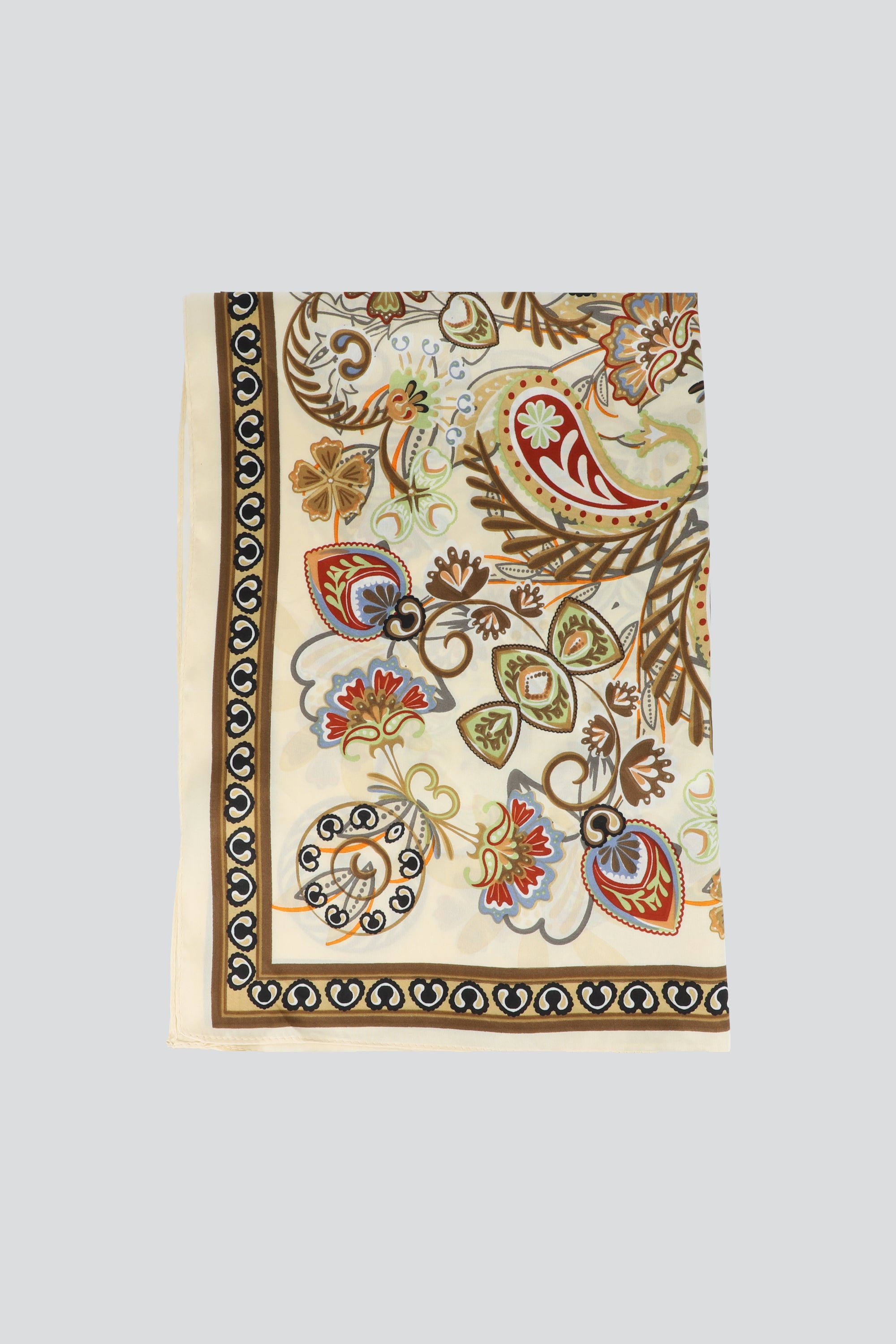 Pañuelo print tribal BEIGE