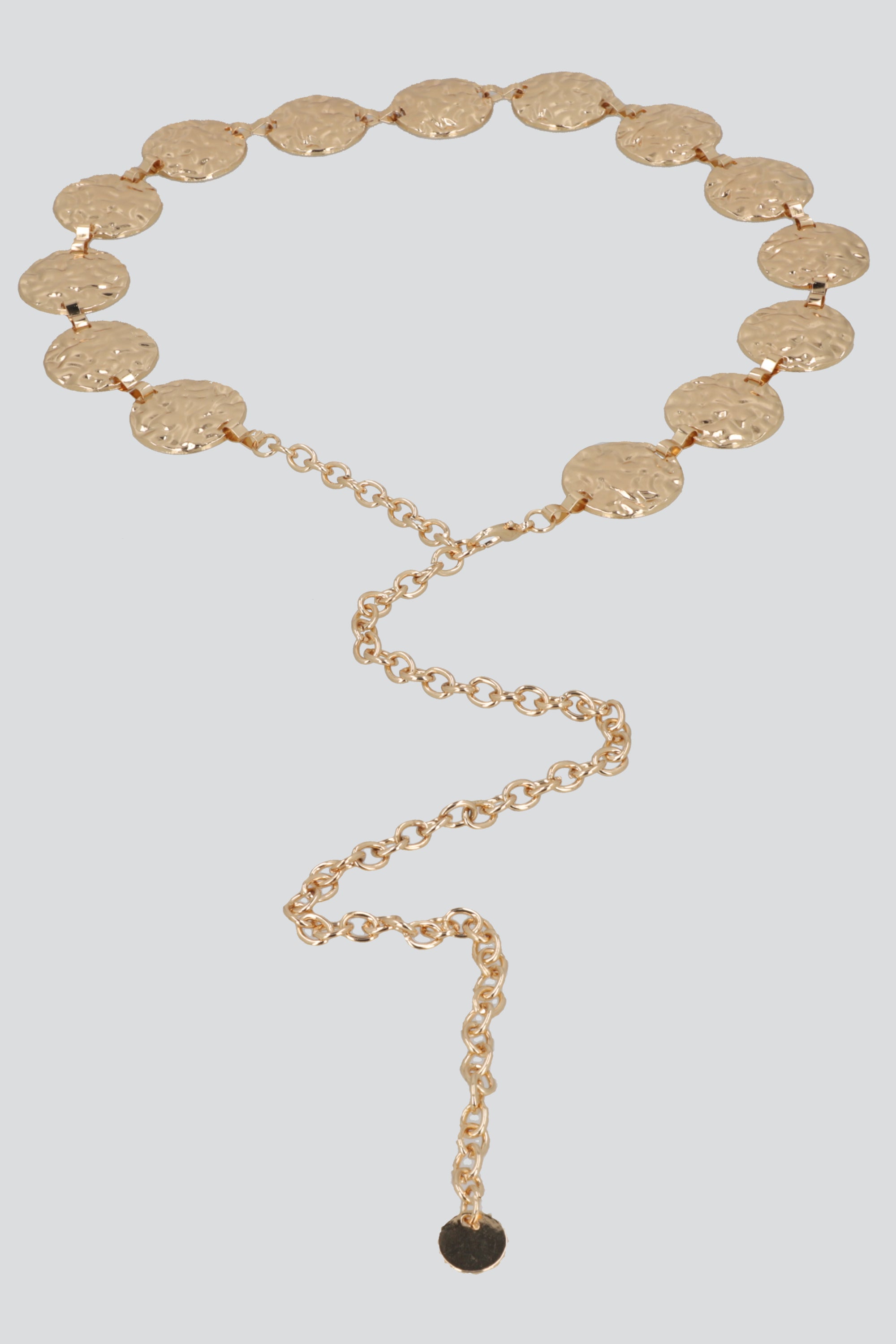 Cinturon circulos martelinados ORO