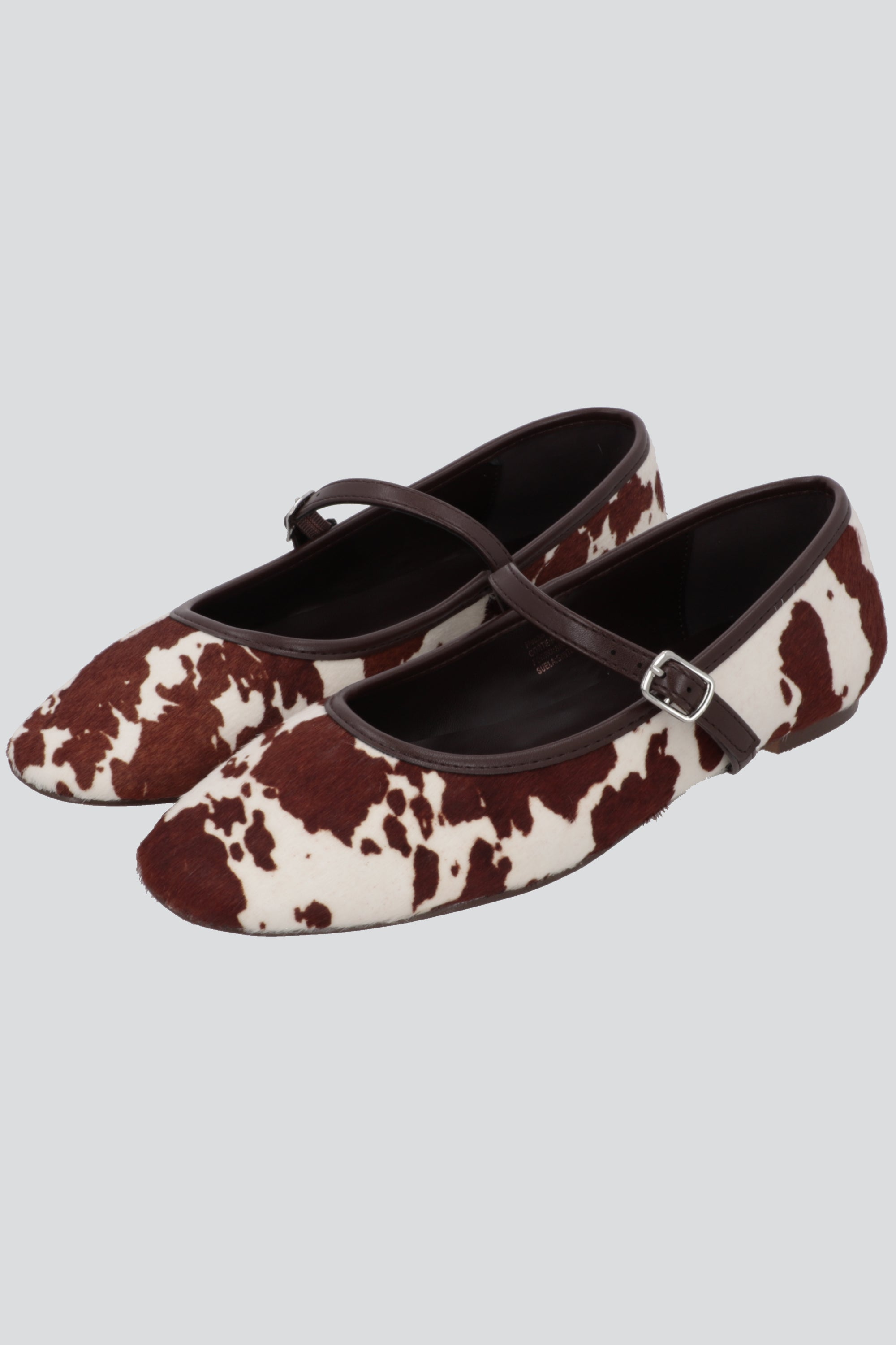 Flat animal print piel CAFE